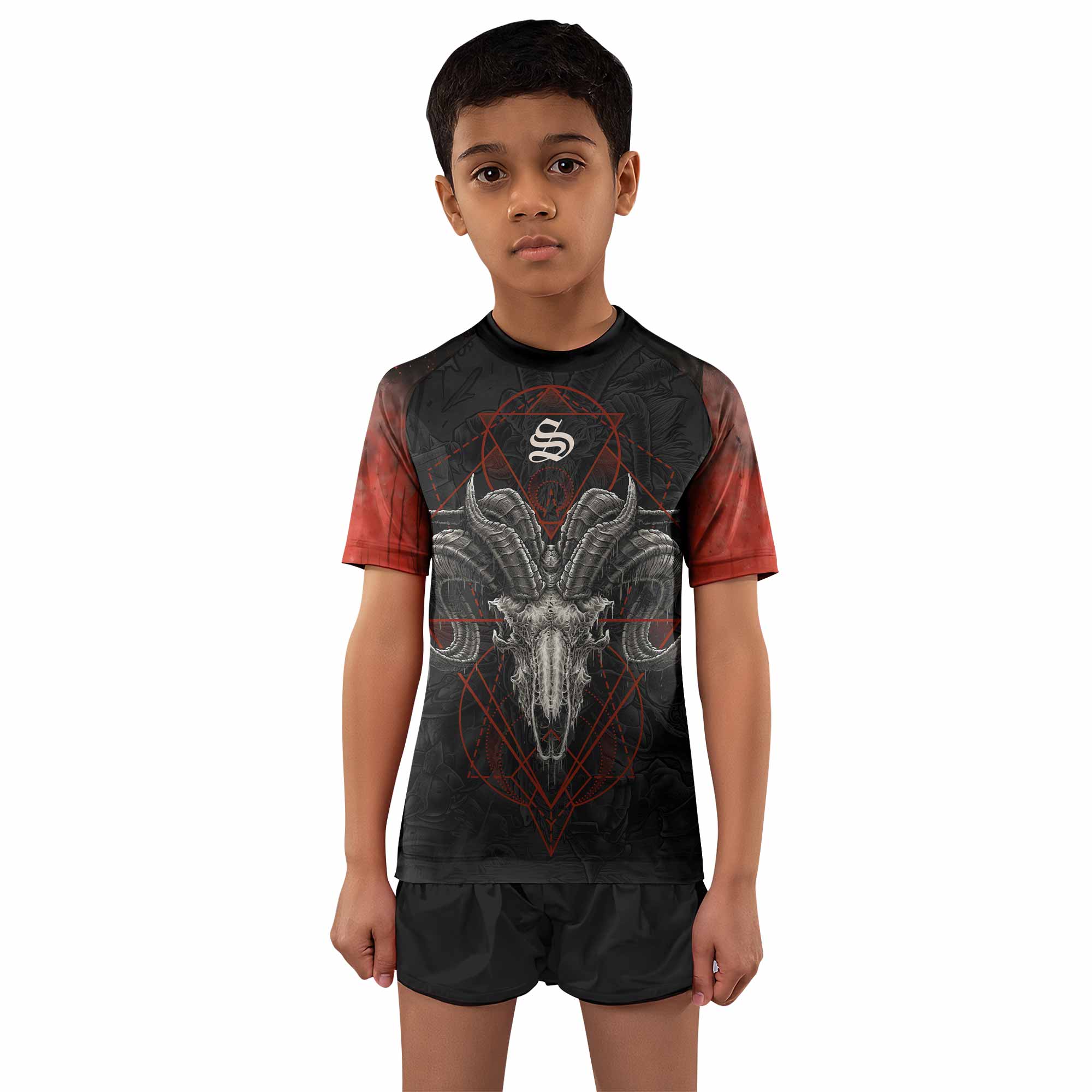 Dark Ram Warlord Kids Rash Guard