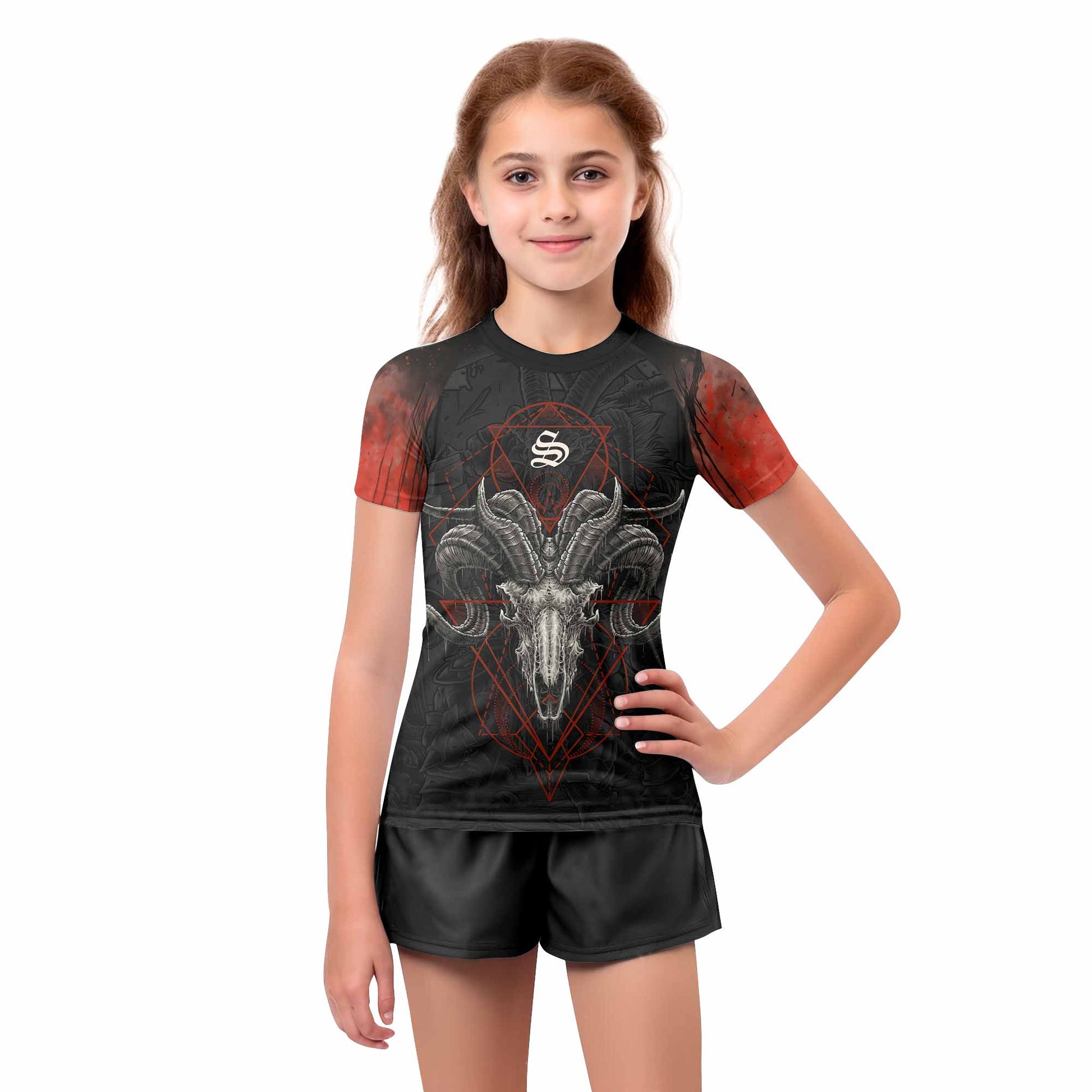 Dark Ram Warlord Kids Rash Guard