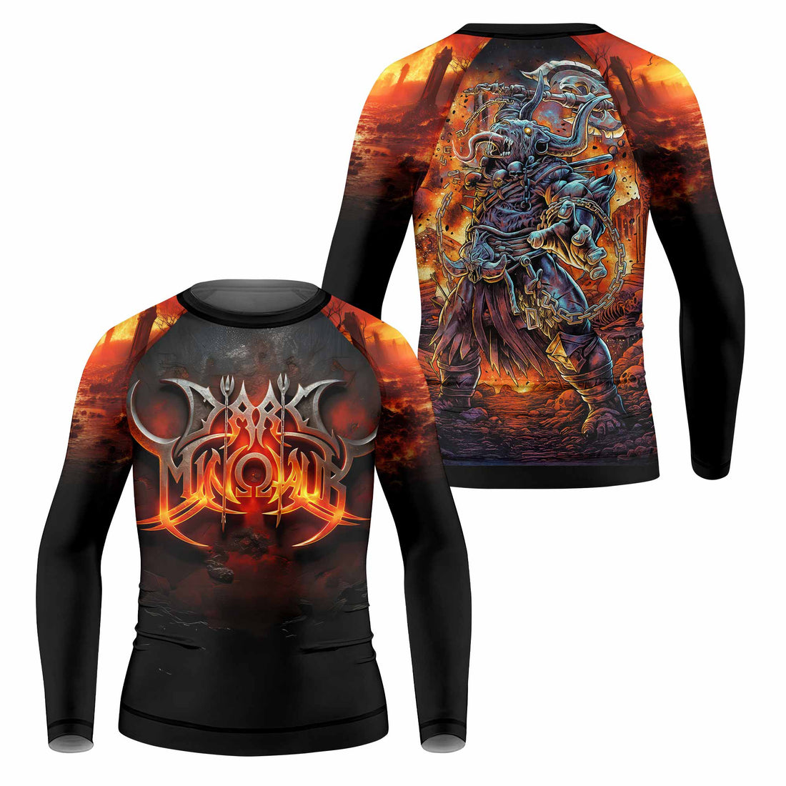 Inferno Minotaur Kids Rash Guard