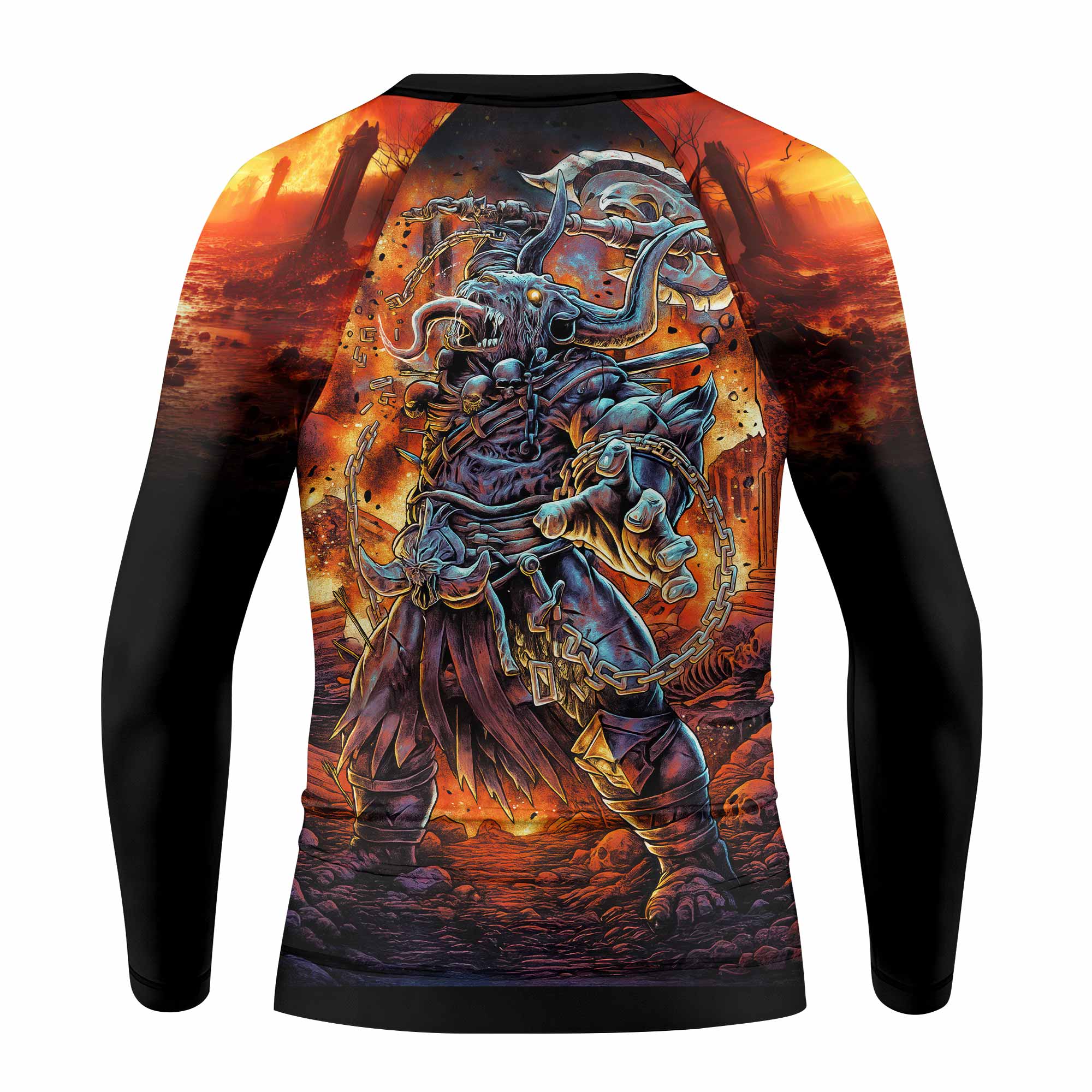 Inferno Minotaur Kids Rash Guard
