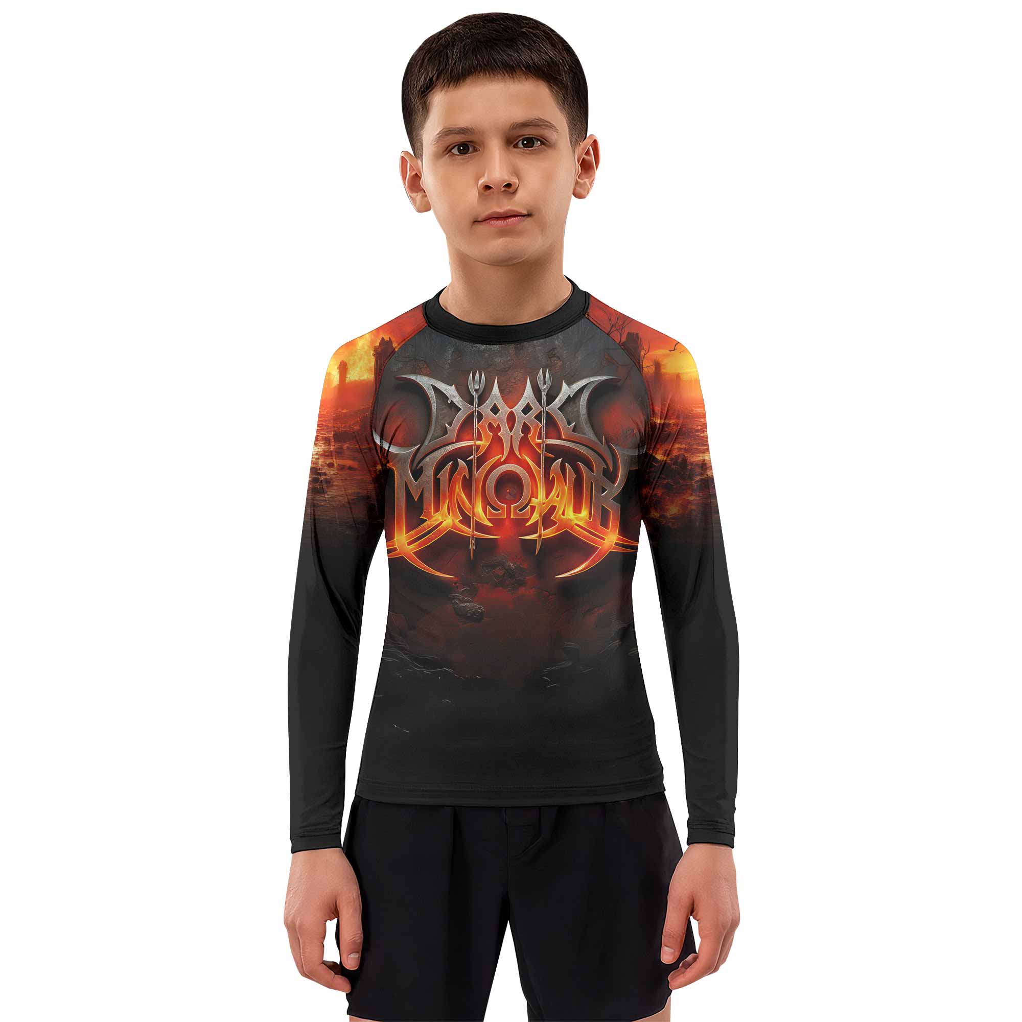 Inferno Minotaur Kids Rash Guard