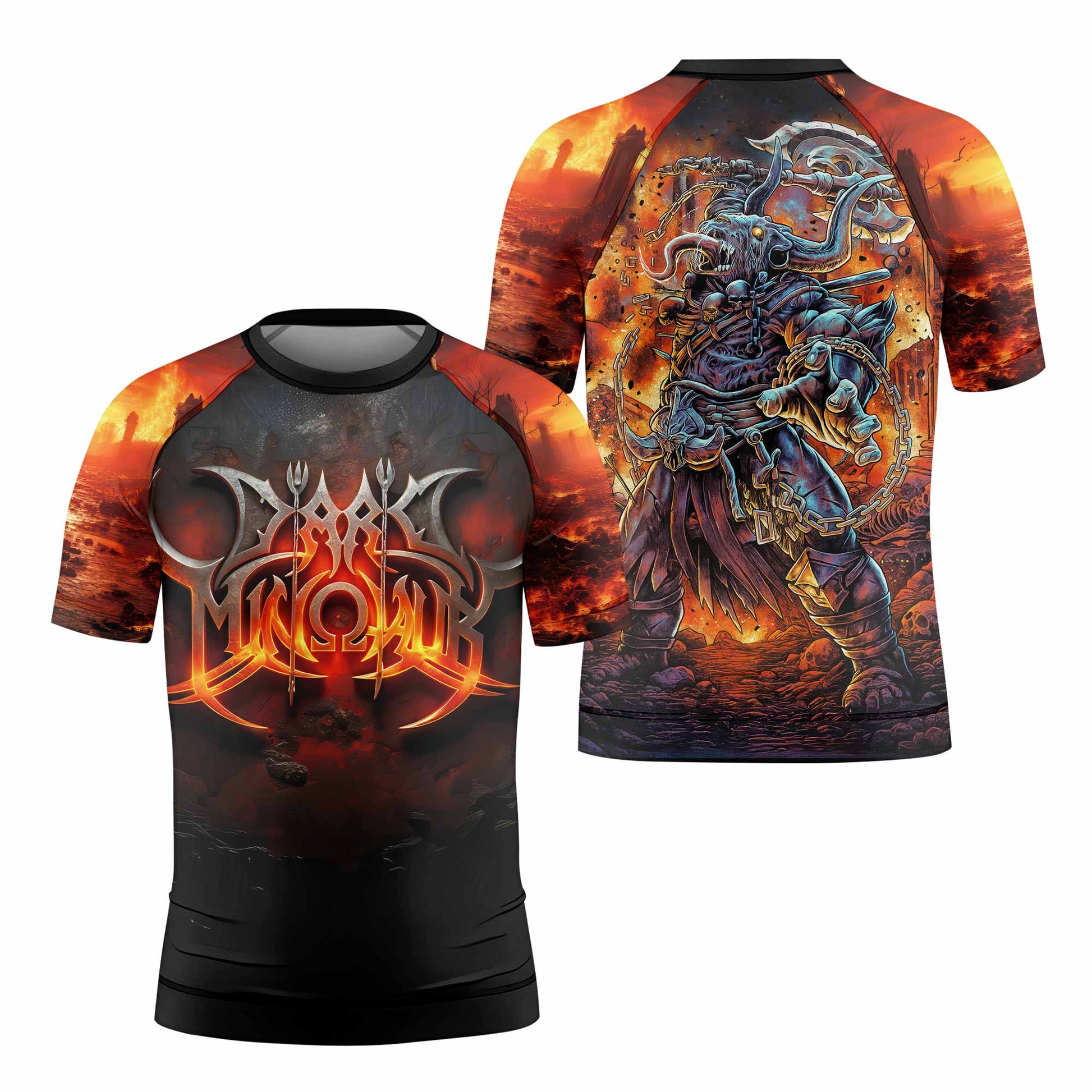 Inferno Minotaur Kids Rash Guard