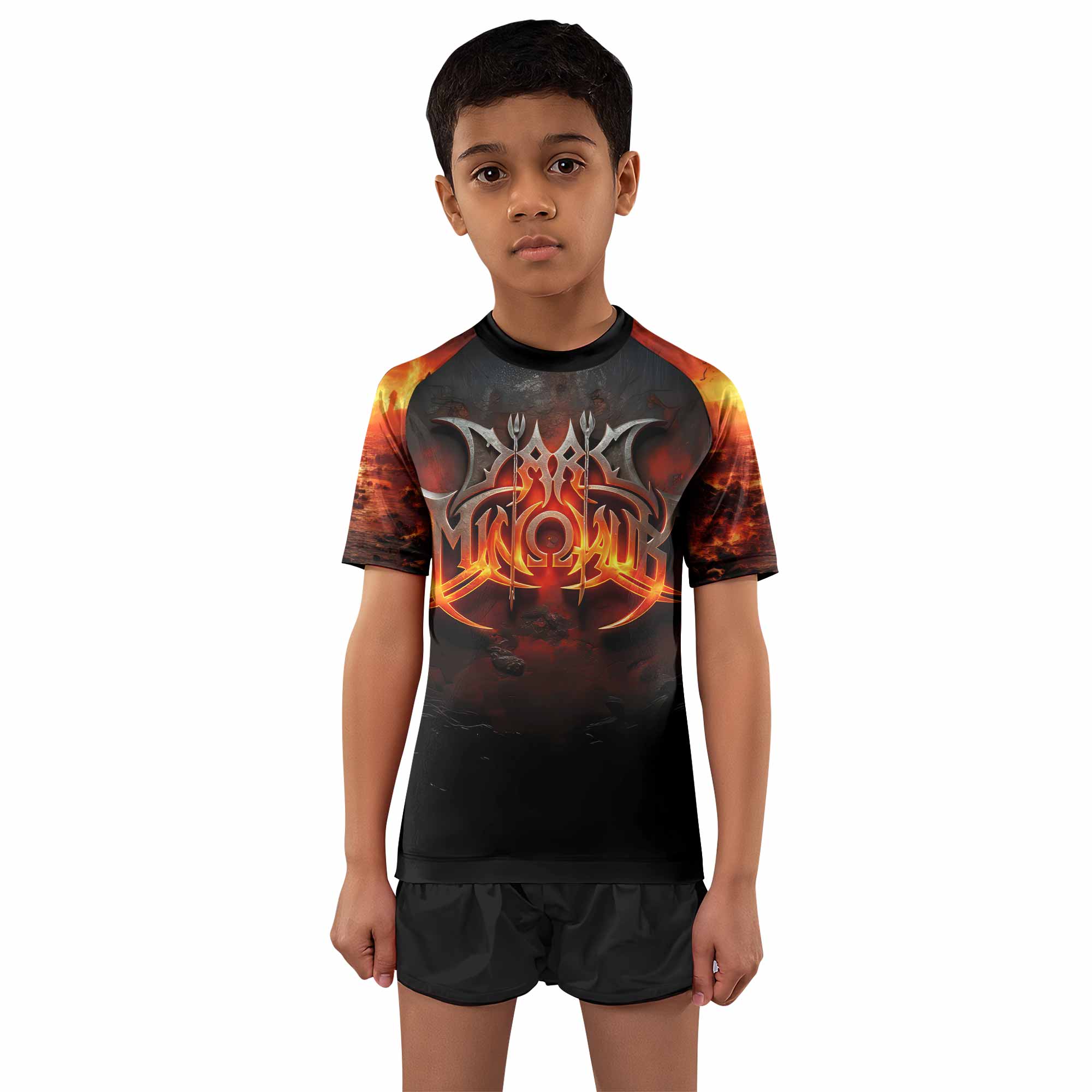 Inferno Minotaur Kids Rash Guard