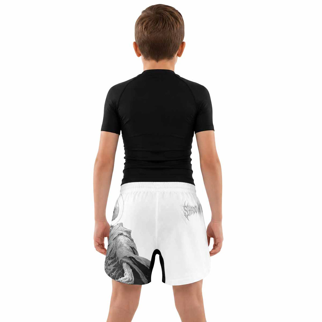 Pale Reaper Kids Grappling Shorts - lifestyle