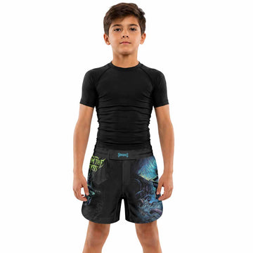 Vocal from the Abyss Kids Grappling Shorts - lifestyle