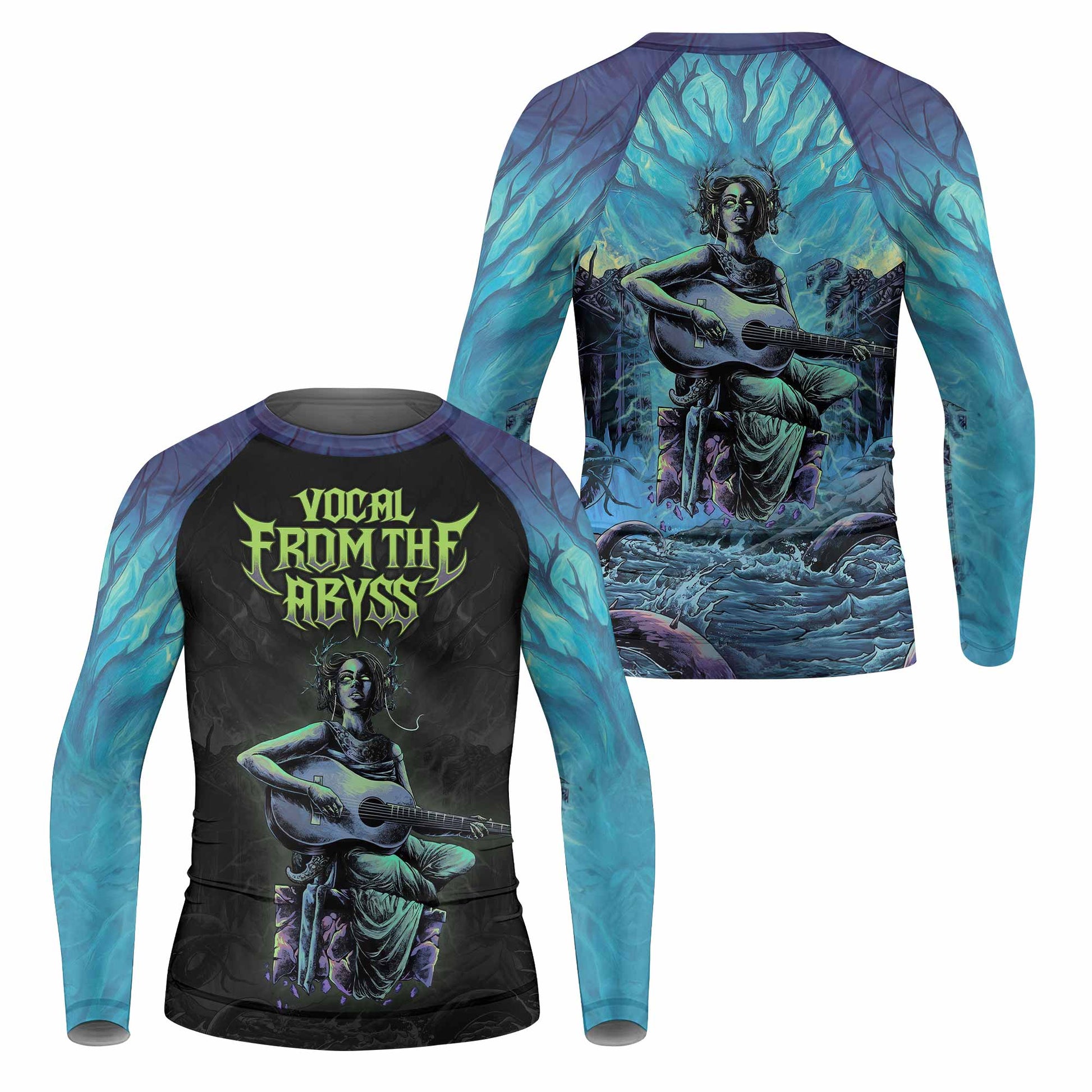 Vocal from the Abyss Kids Rash Guard