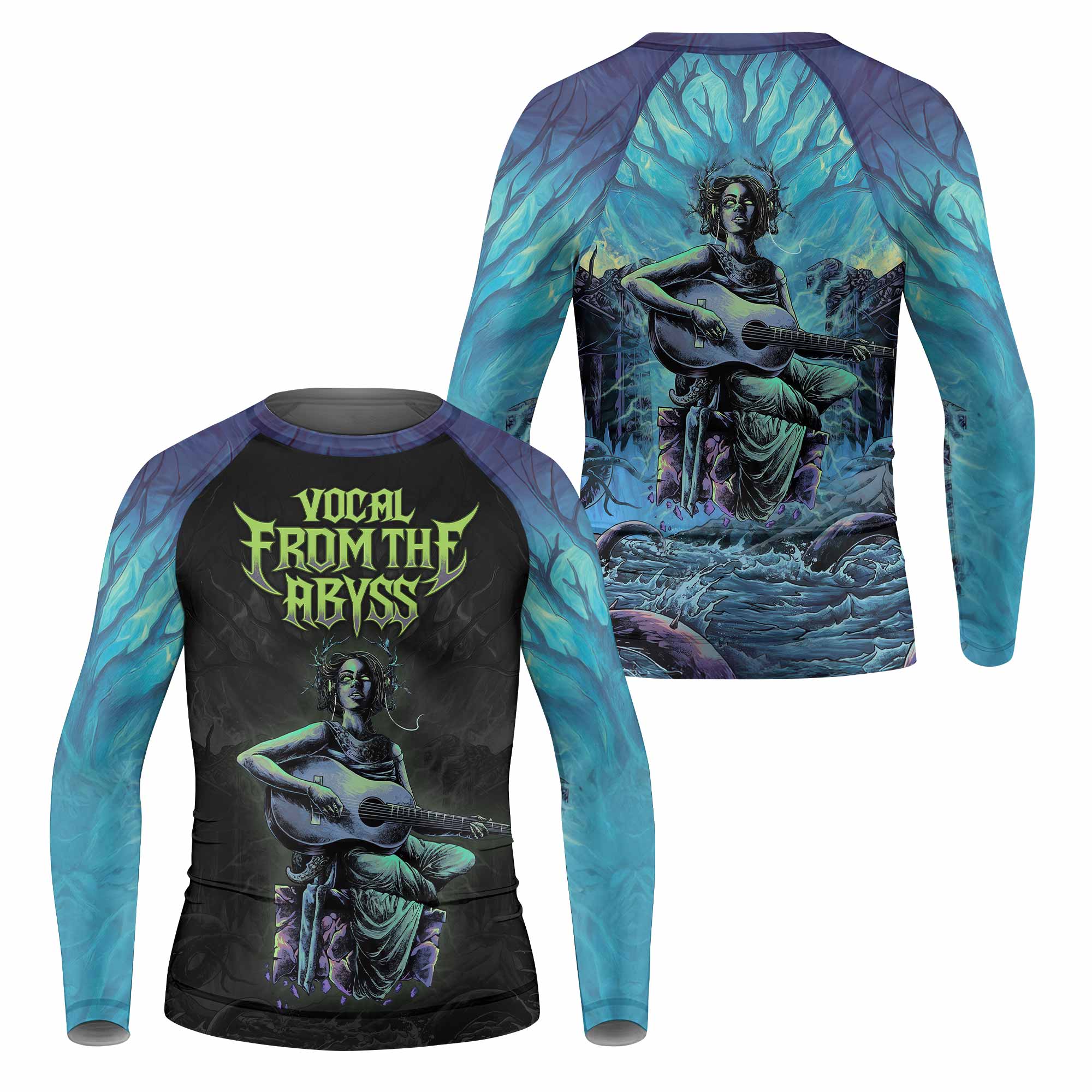 Vocal from the Abyss Kids Rash Guard