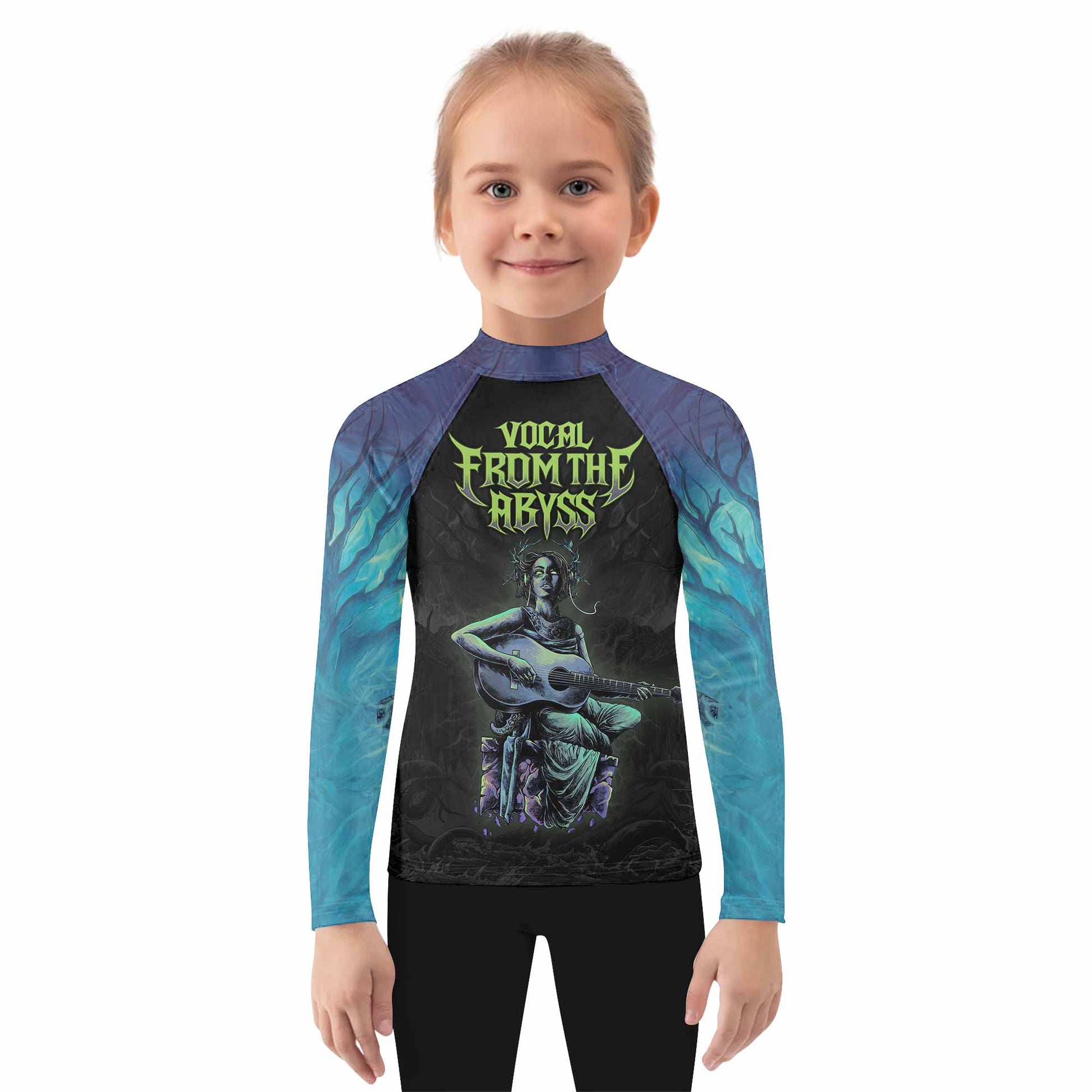 Vocal from the Abyss Kids Rash Guard