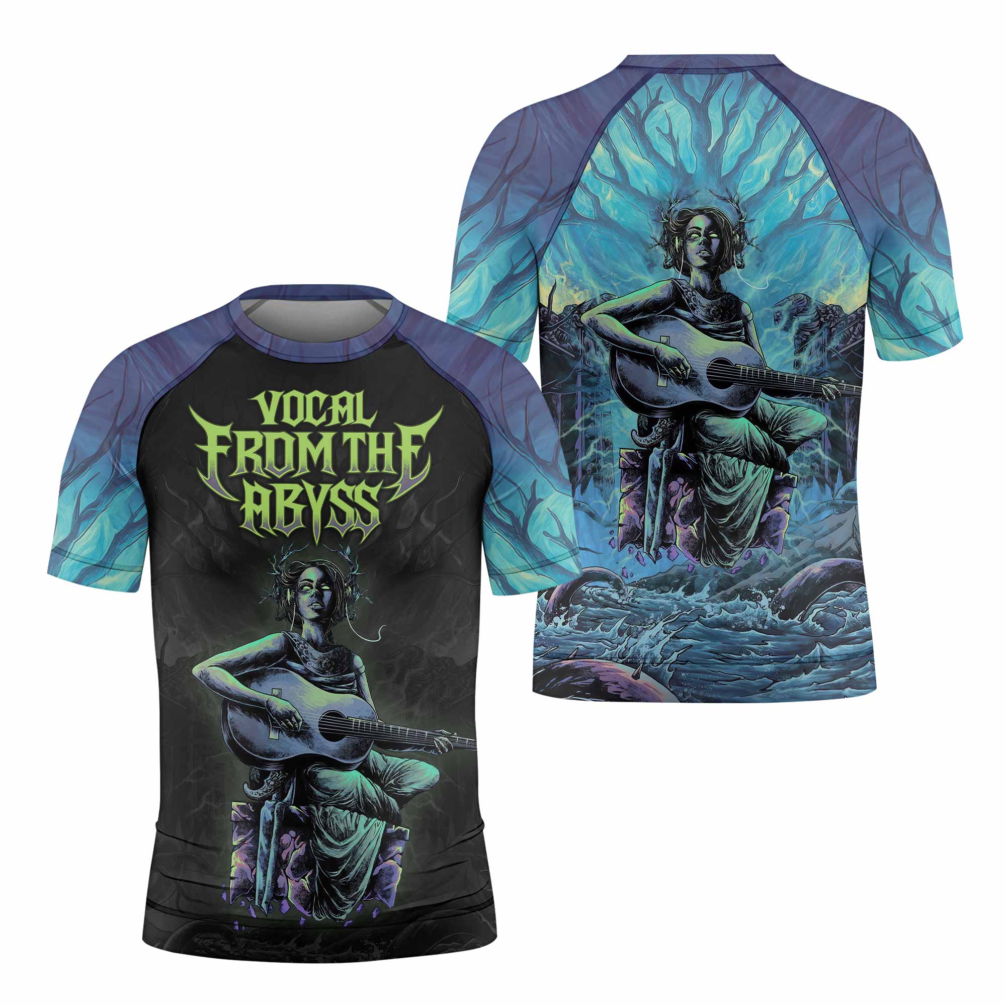 Vocal from the Abyss Kids Rash Guard