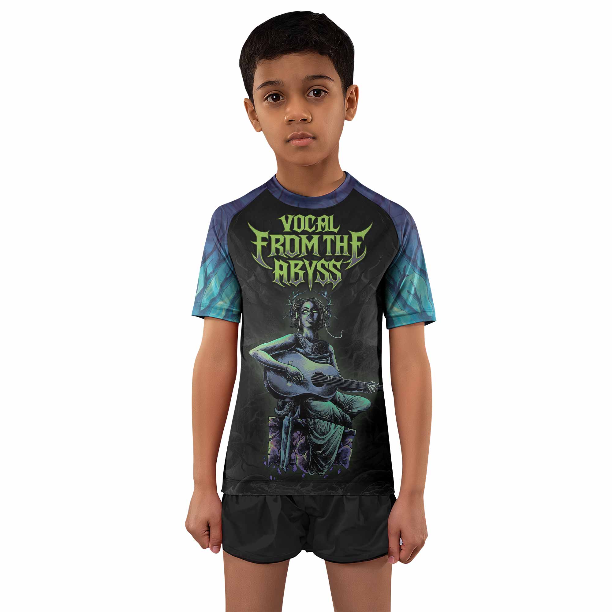 Vocal from the Abyss Kids Rash Guard