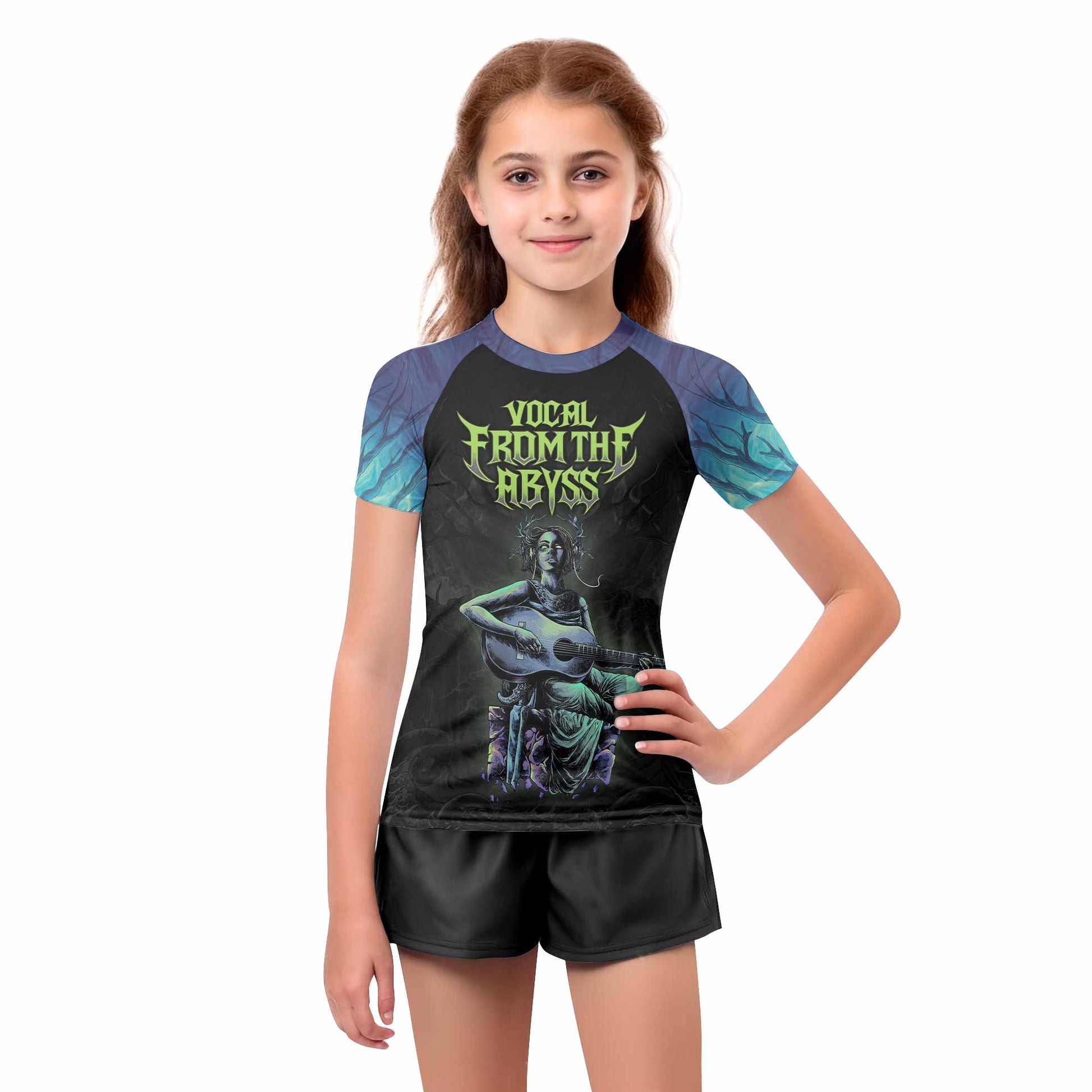 Vocal from the Abyss Kids Rash Guard
