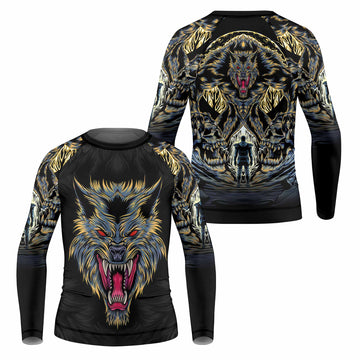 Wolf Rage Kids Rash Guard
