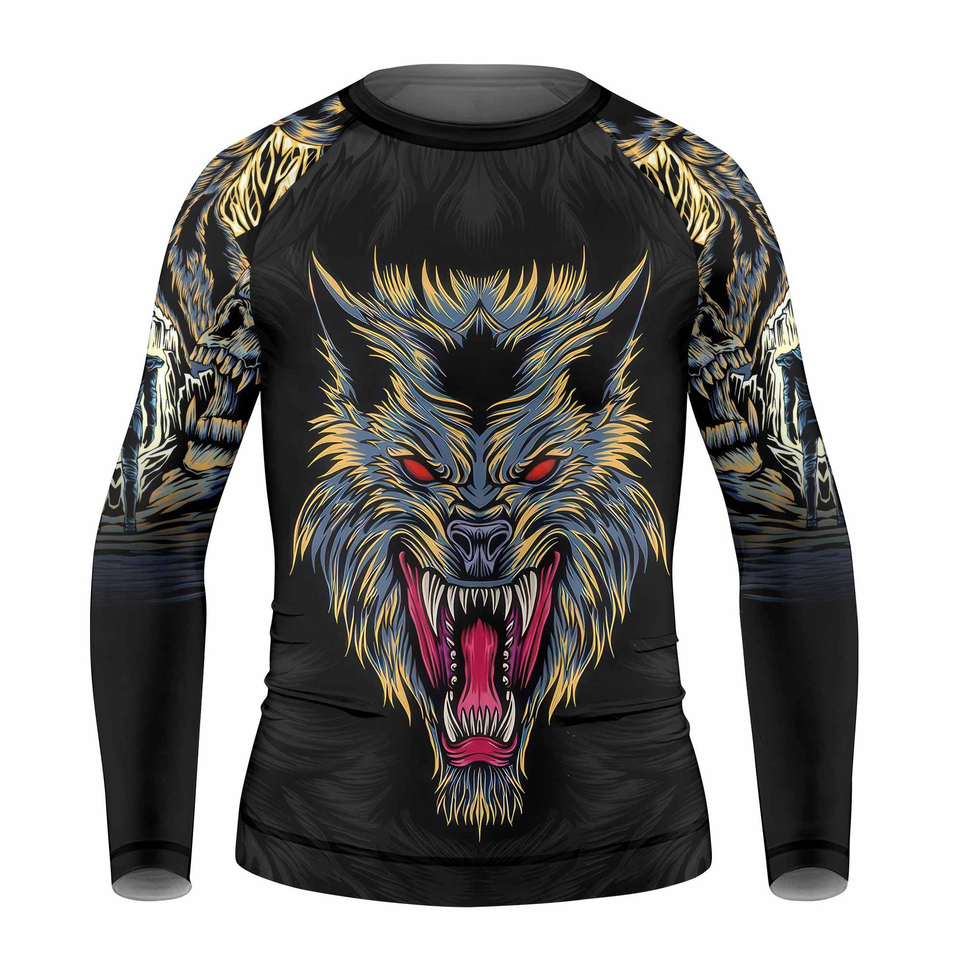 Wolf Rage Kids Rash Guard