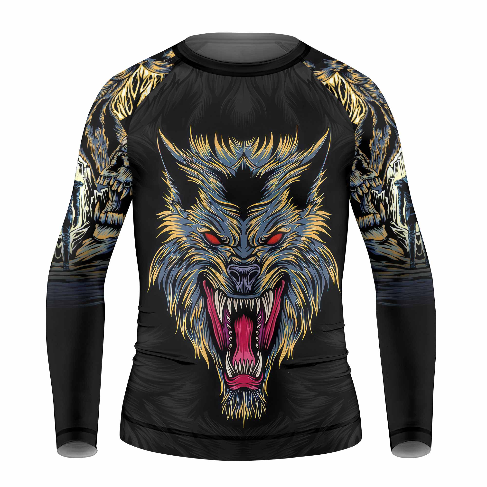 Wolf Rage Kids Rash Guard
