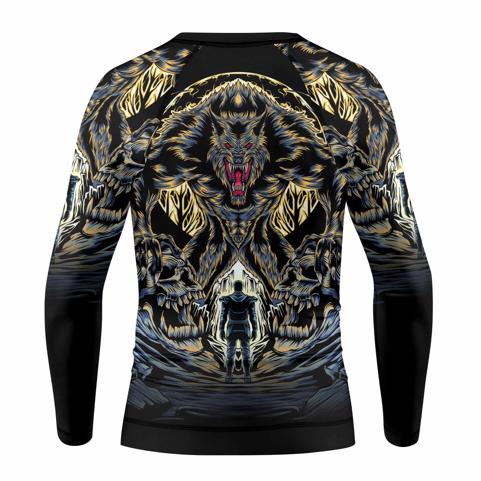 Wolf Rage Kids Rash Guard