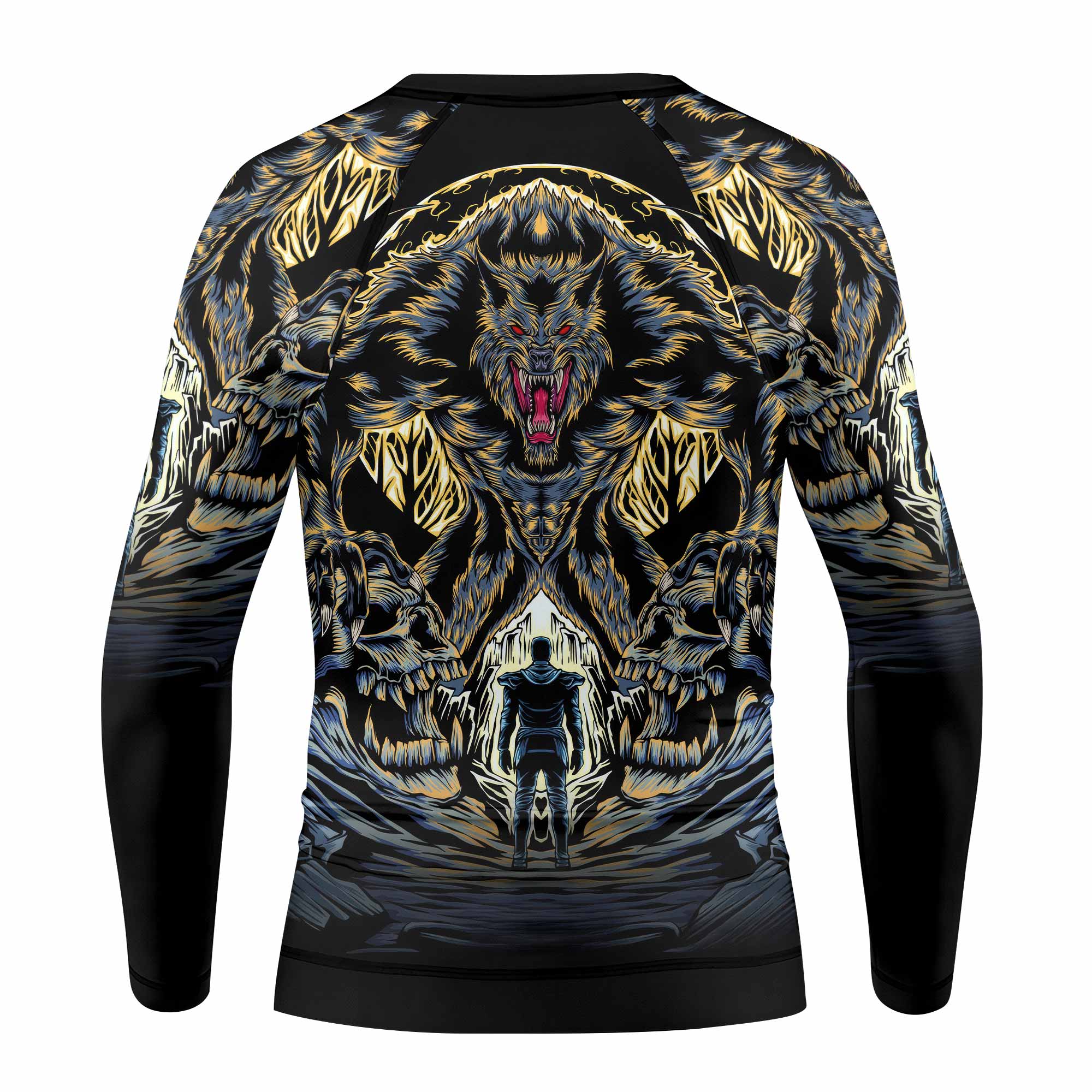 Wolf Rage Kids Rash Guard