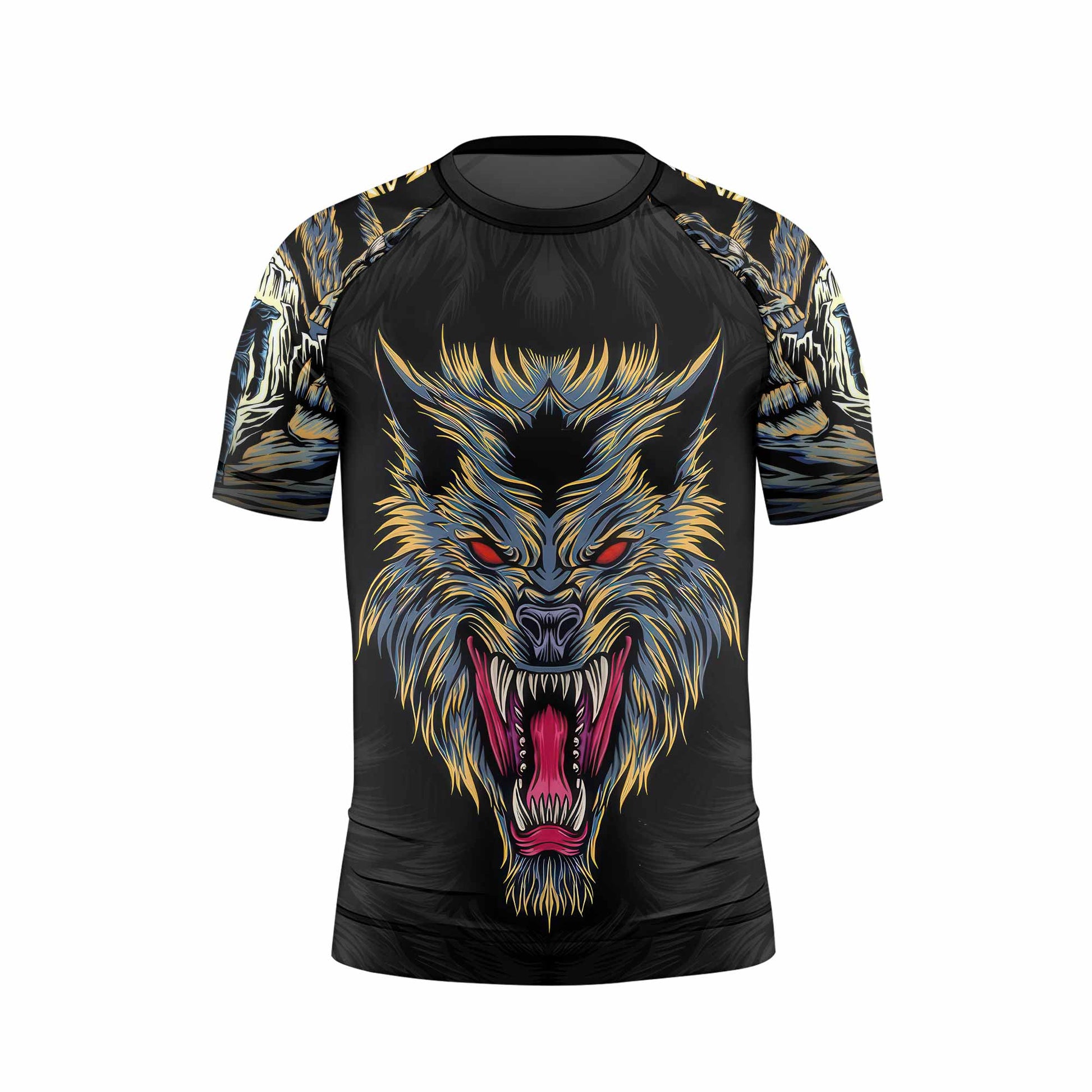 Wolf Rage Kids Rash Guard