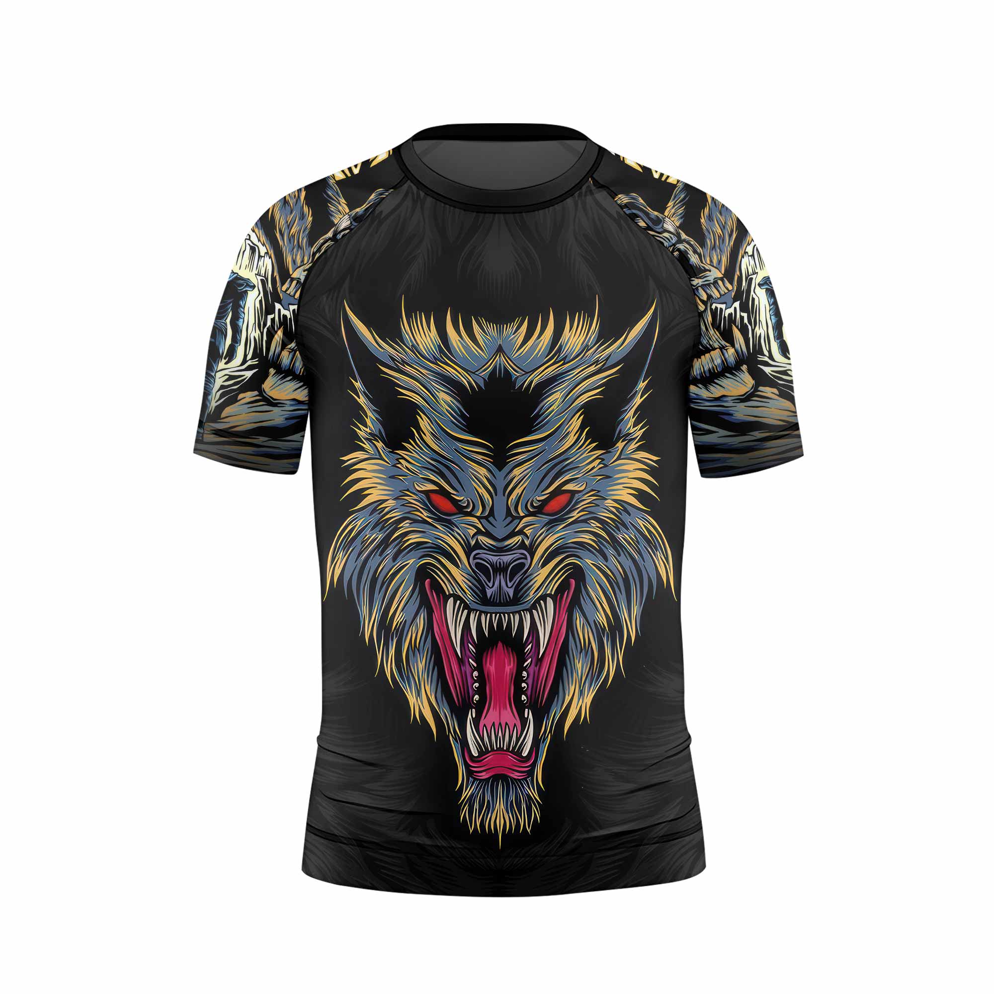 Wolf Rage Kids Rash Guard