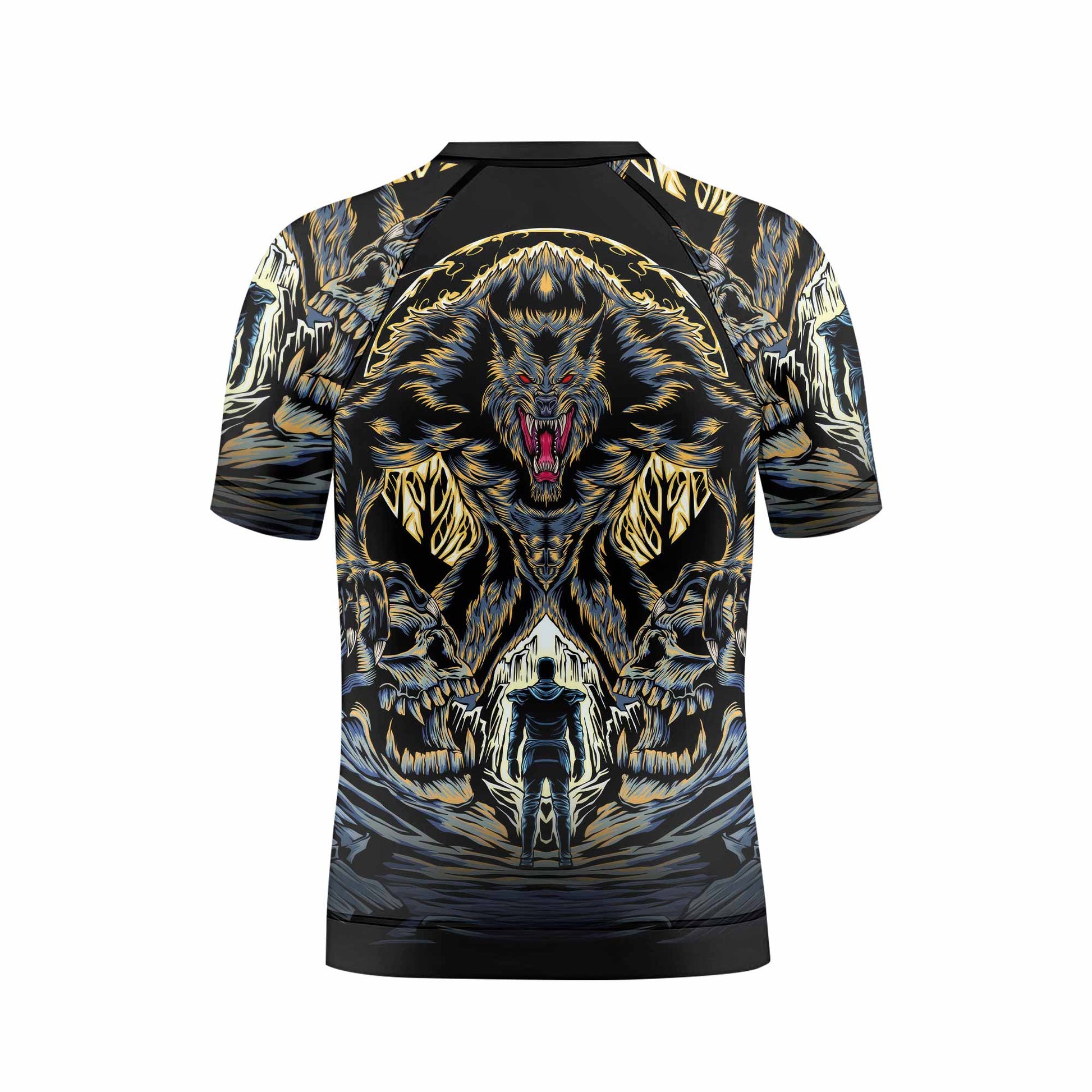 Wolf Rage Kids Rash Guard