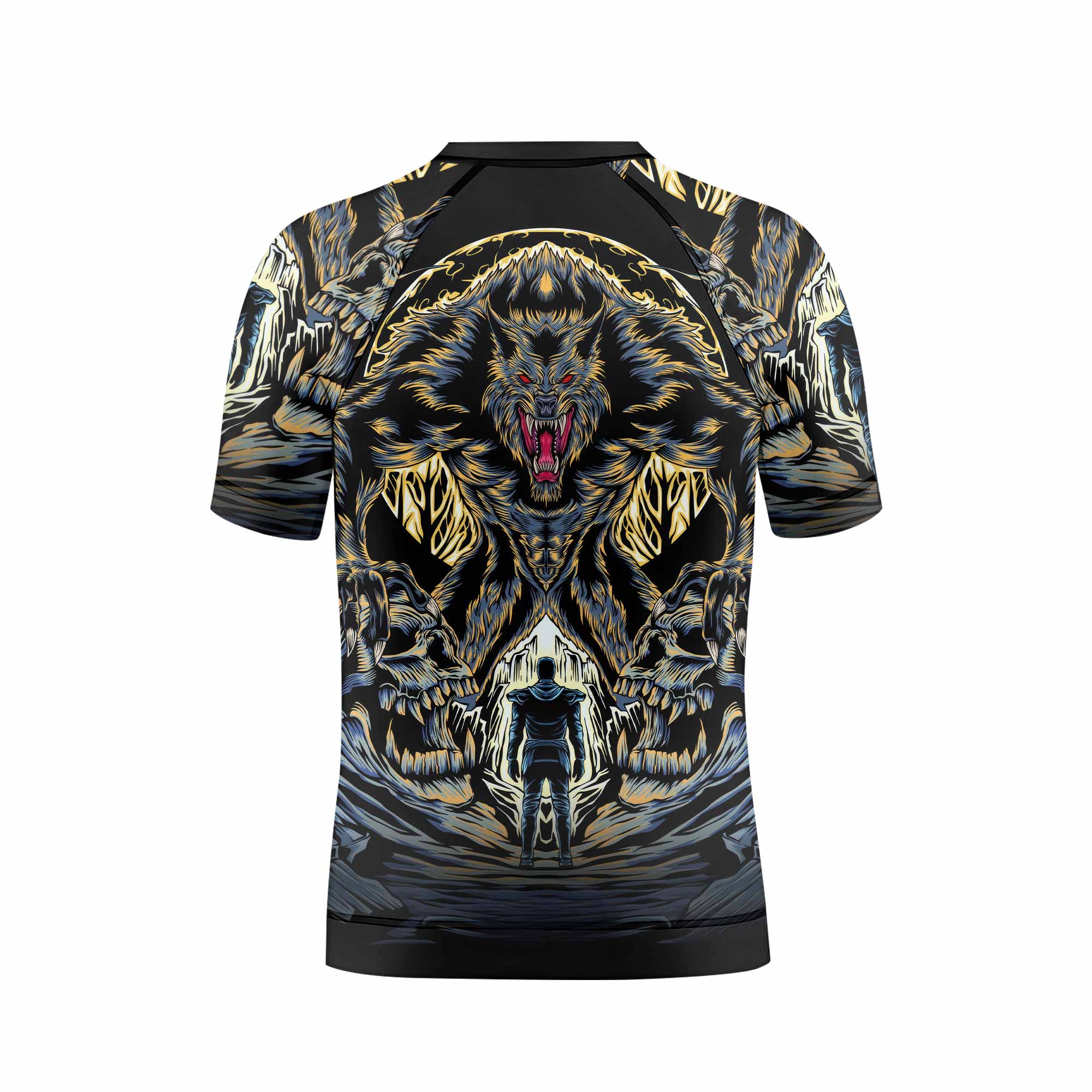 Wolf Rage Kids Rash Guard