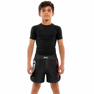 Slipknot Blood Ribcage Kids Grappling Shorts - lifestyle