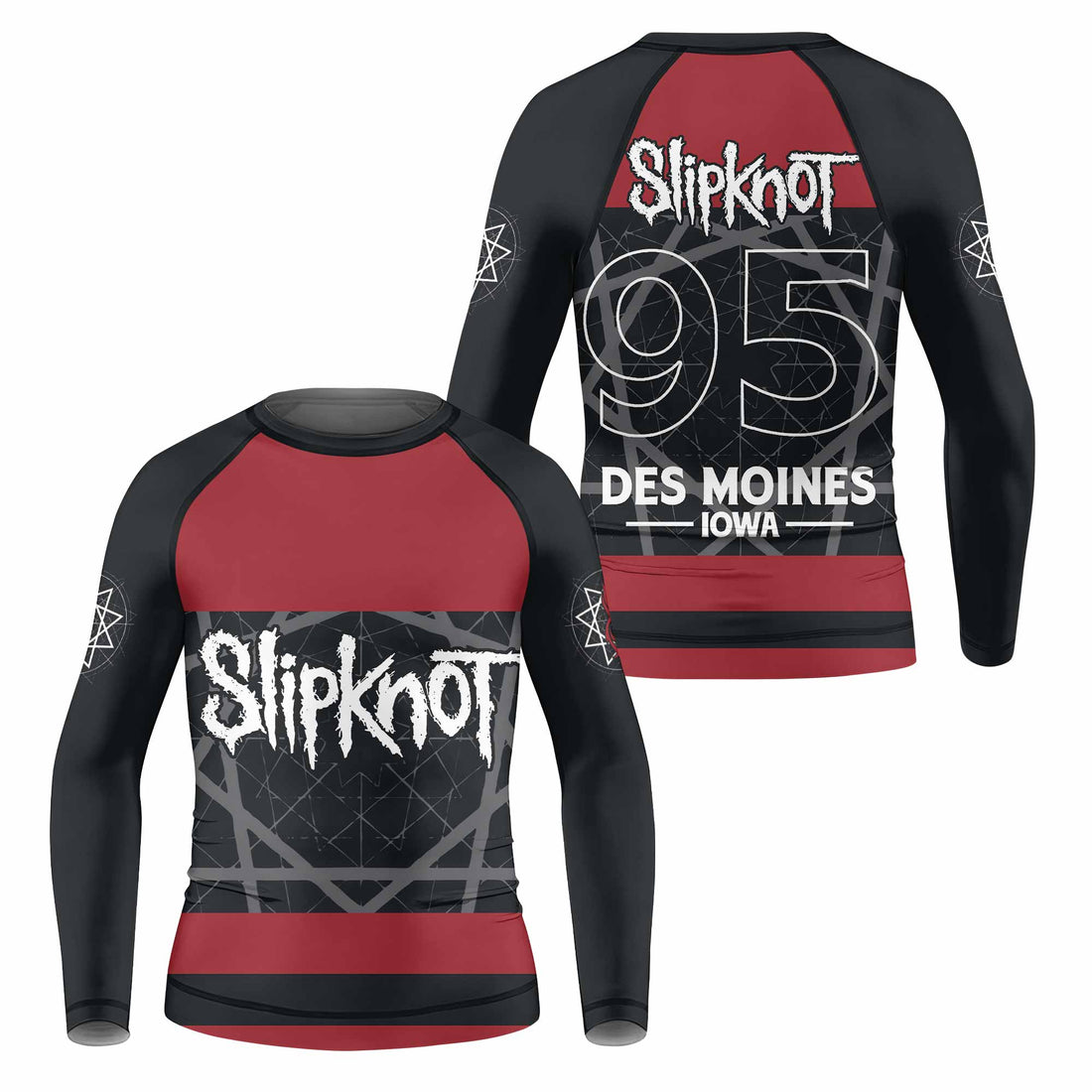 Slipknot Des Moines 95 Kids Rash Guard