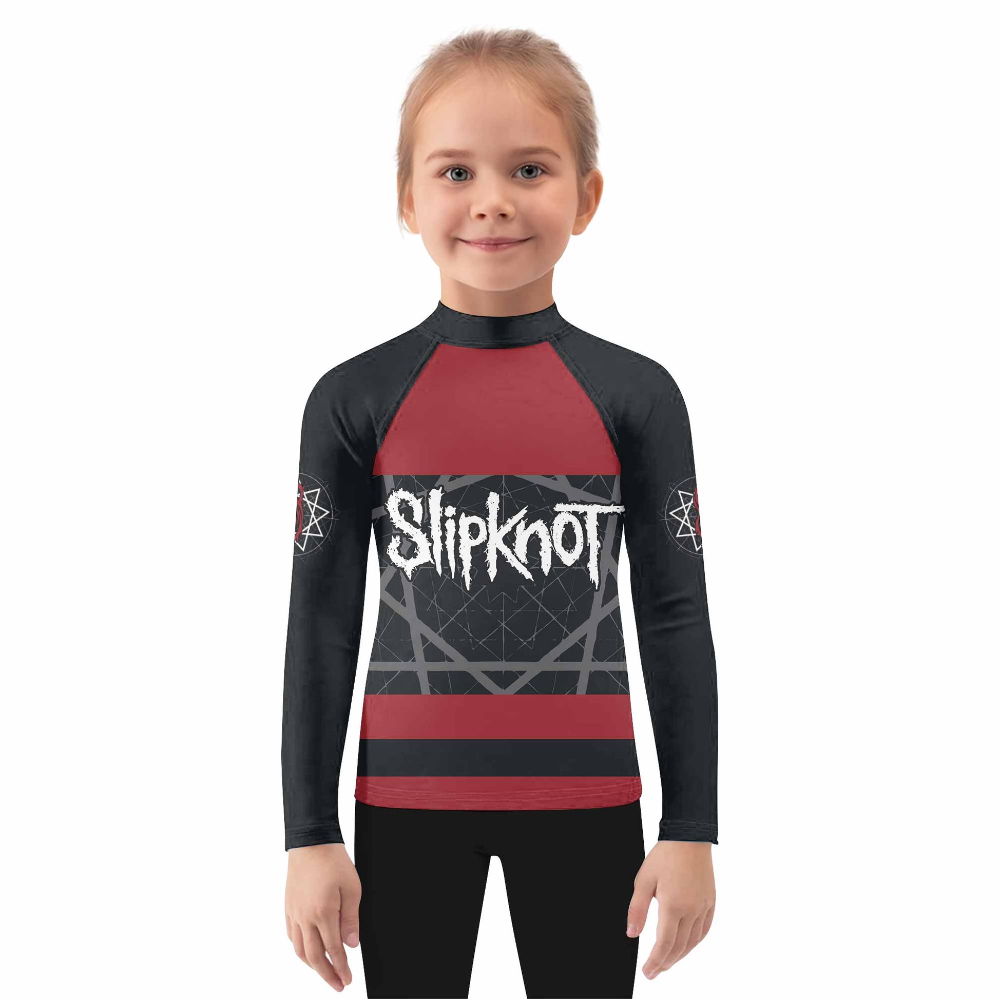 Slipknot Des Moines 95 Kids Rash Guard