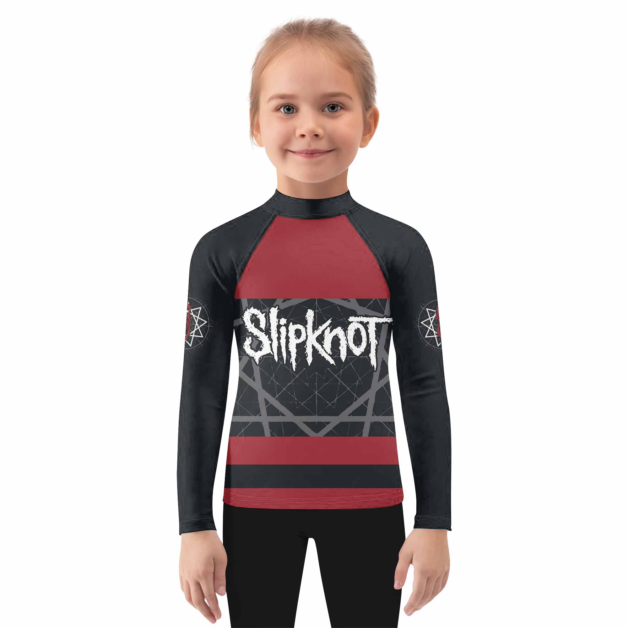 Slipknot Des Moines 95 Kids Rash Guard