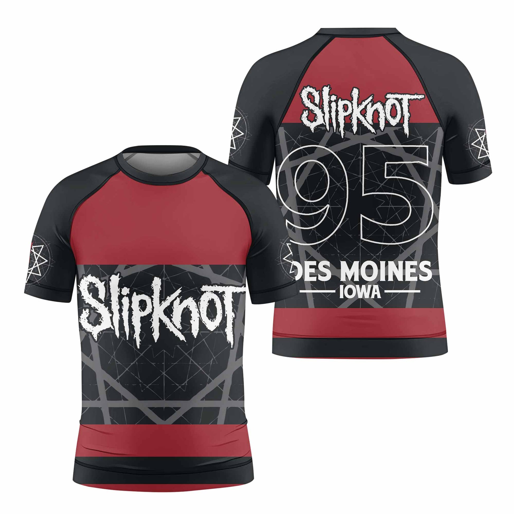 Slipknot Des Moines 95 Kids Rash Guard
