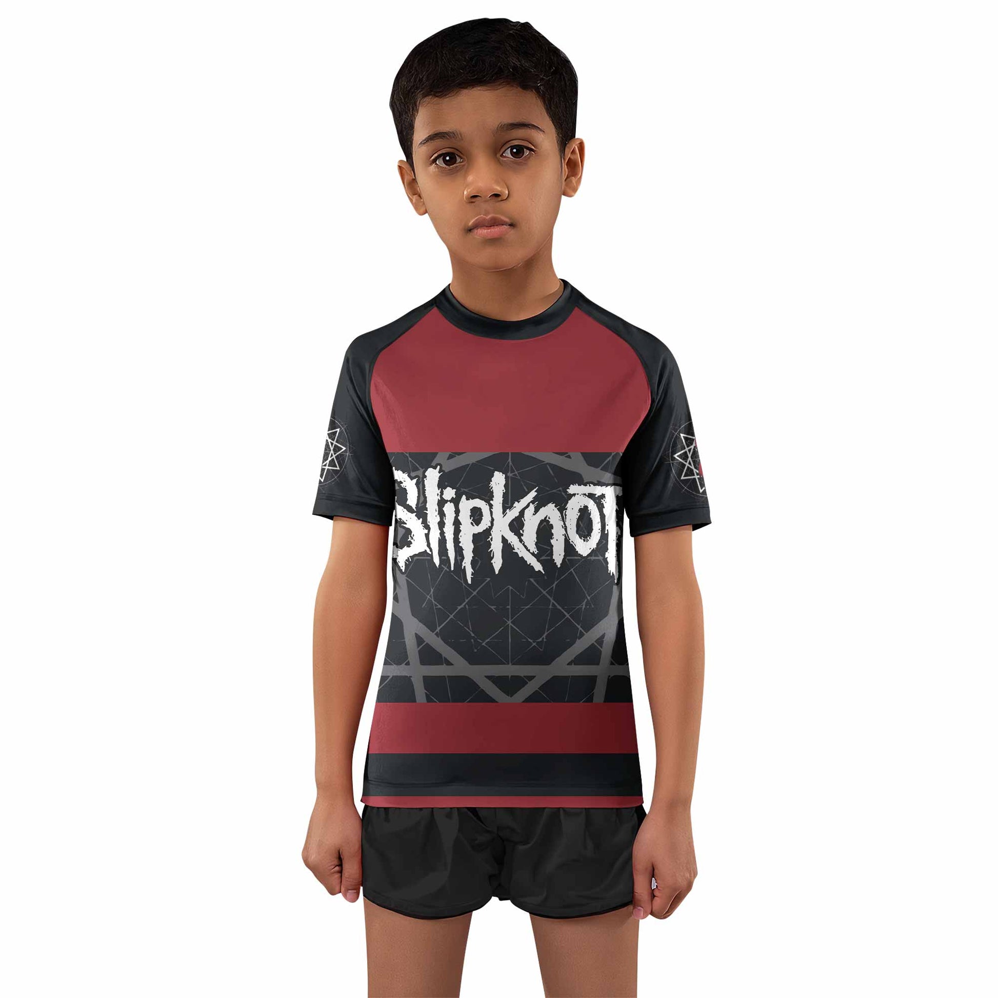 Slipknot Des Moines 95 Kids Rash Guard