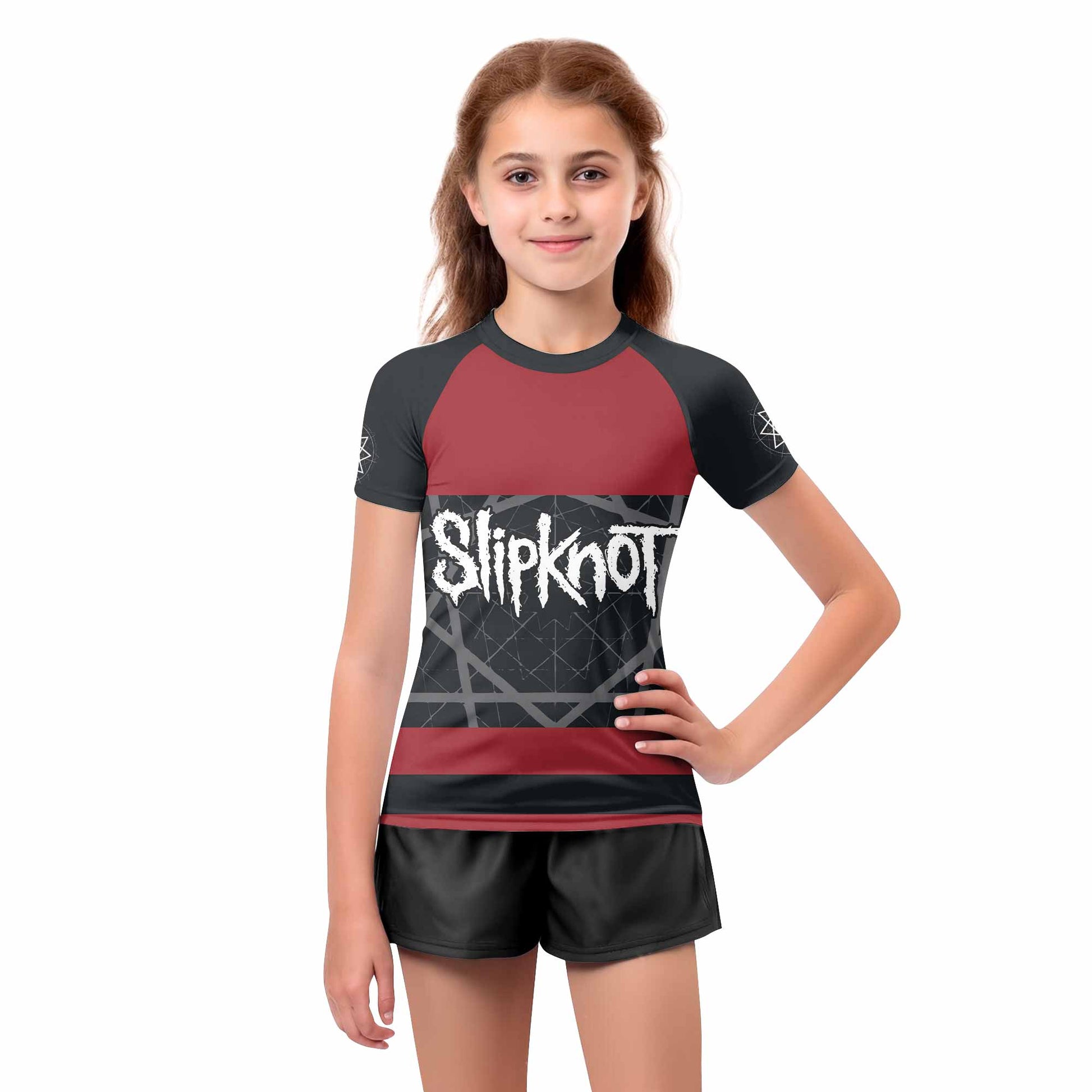 Slipknot Des Moines 95 Kids Rash Guard