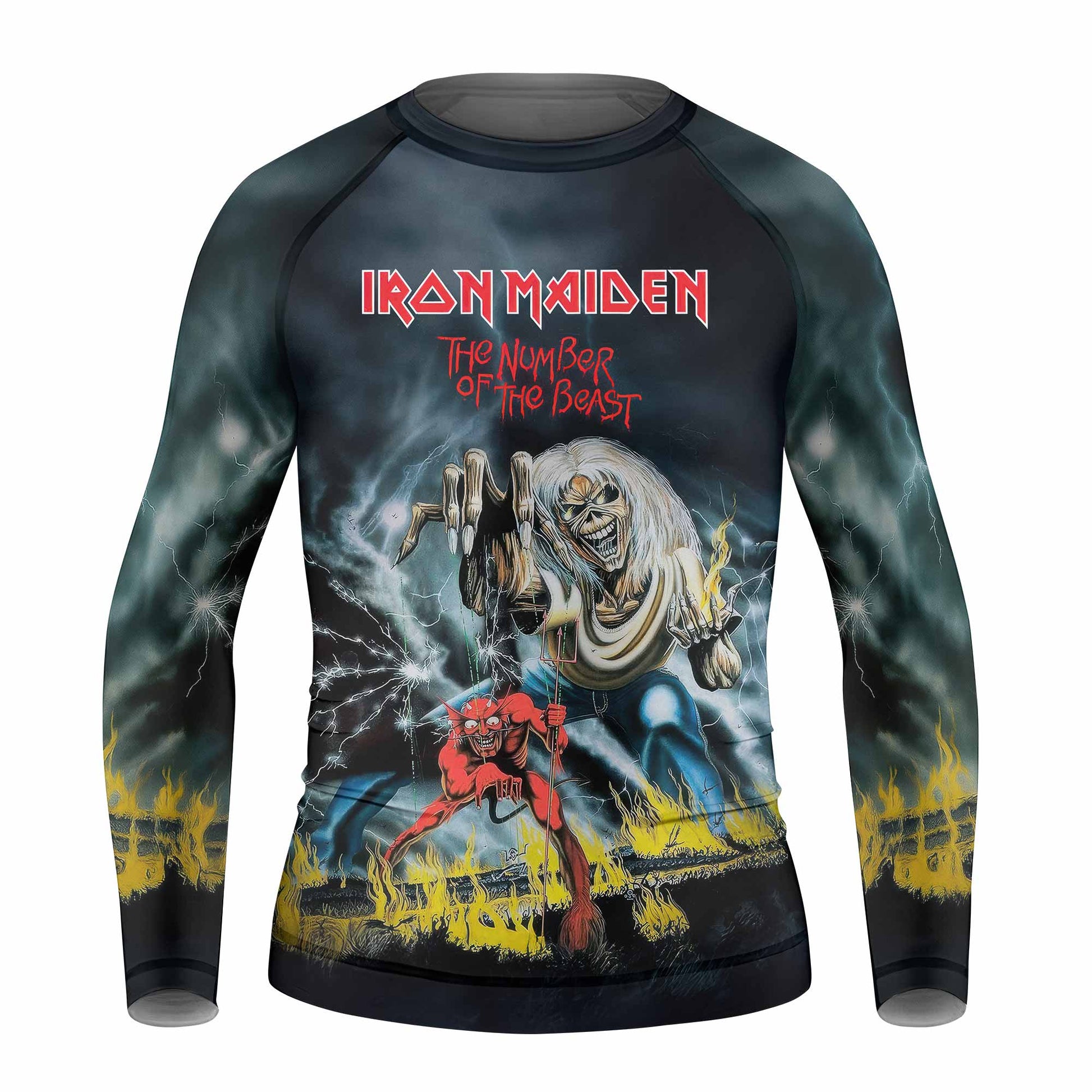 Iron Maiden Eternal Beast Kids Rash Guard