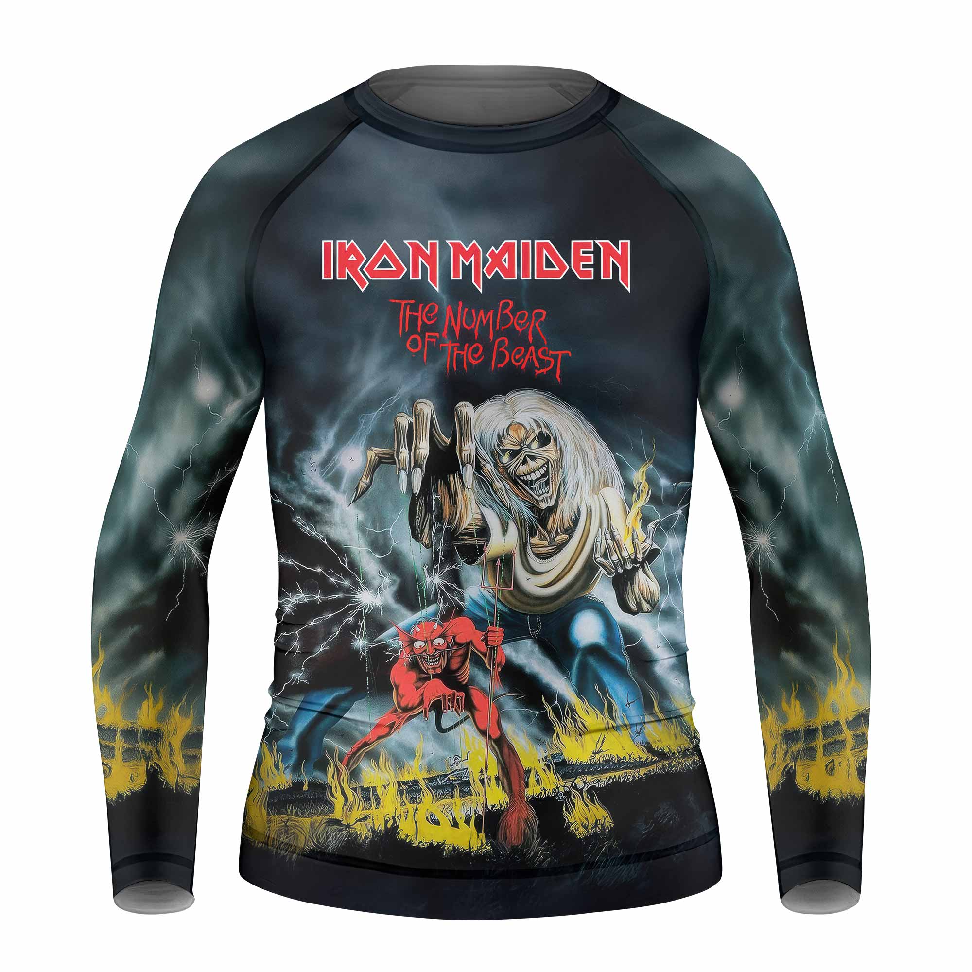 Iron Maiden Eternal Beast Kids Rash Guard