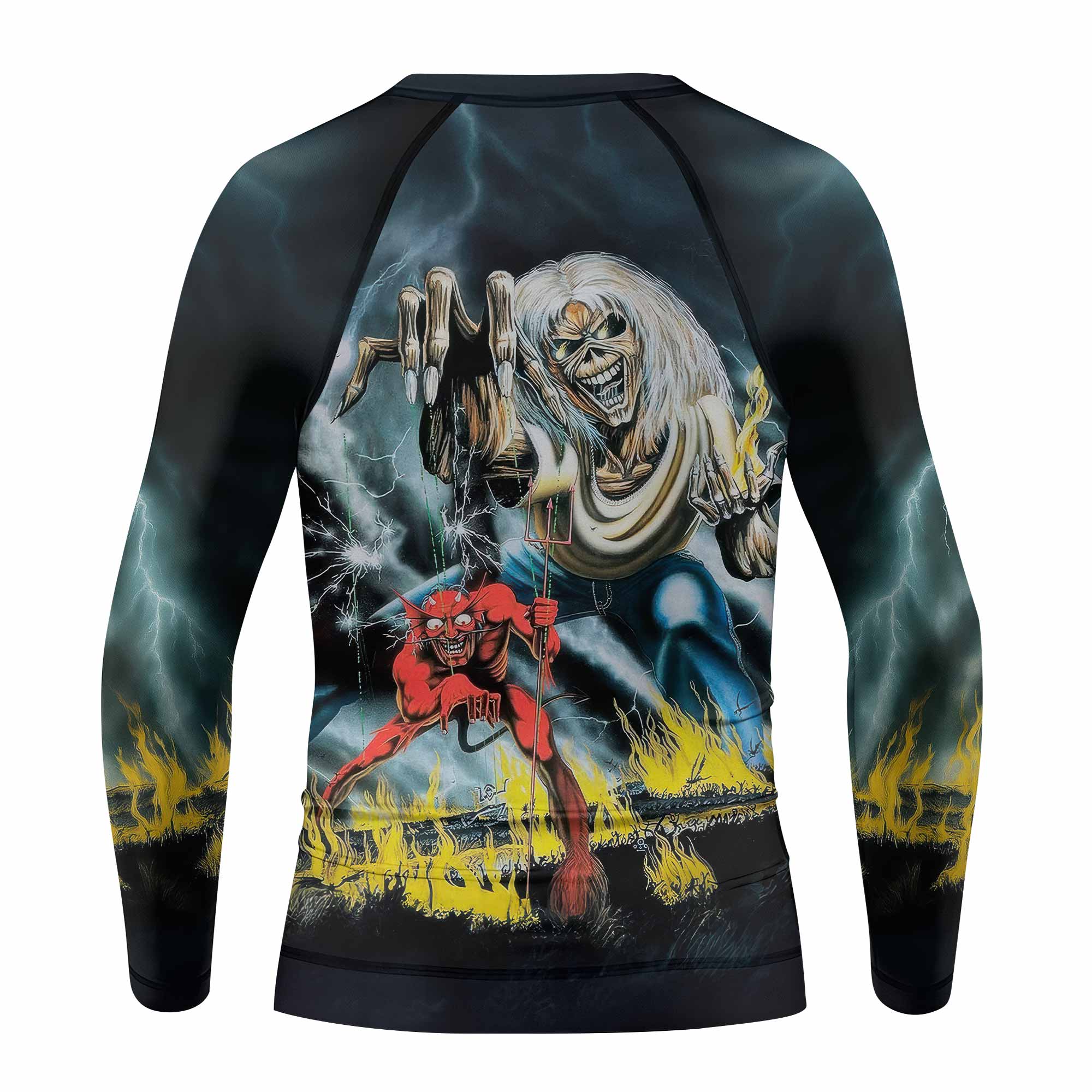 Iron Maiden Eternal Beast Kids Rash Guard