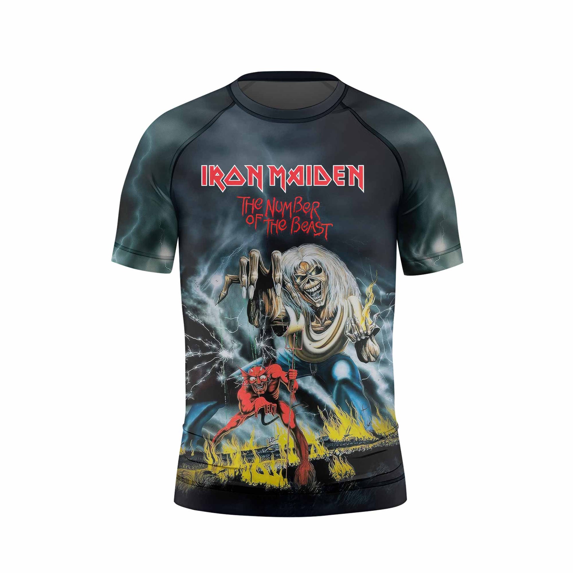 Iron Maiden Eternal Beast Kids Rash Guard