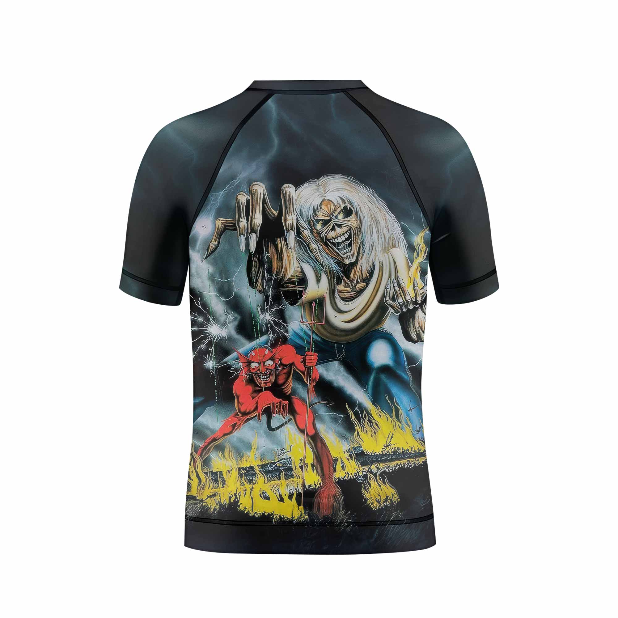 Iron Maiden Eternal Beast Kids Rash Guard