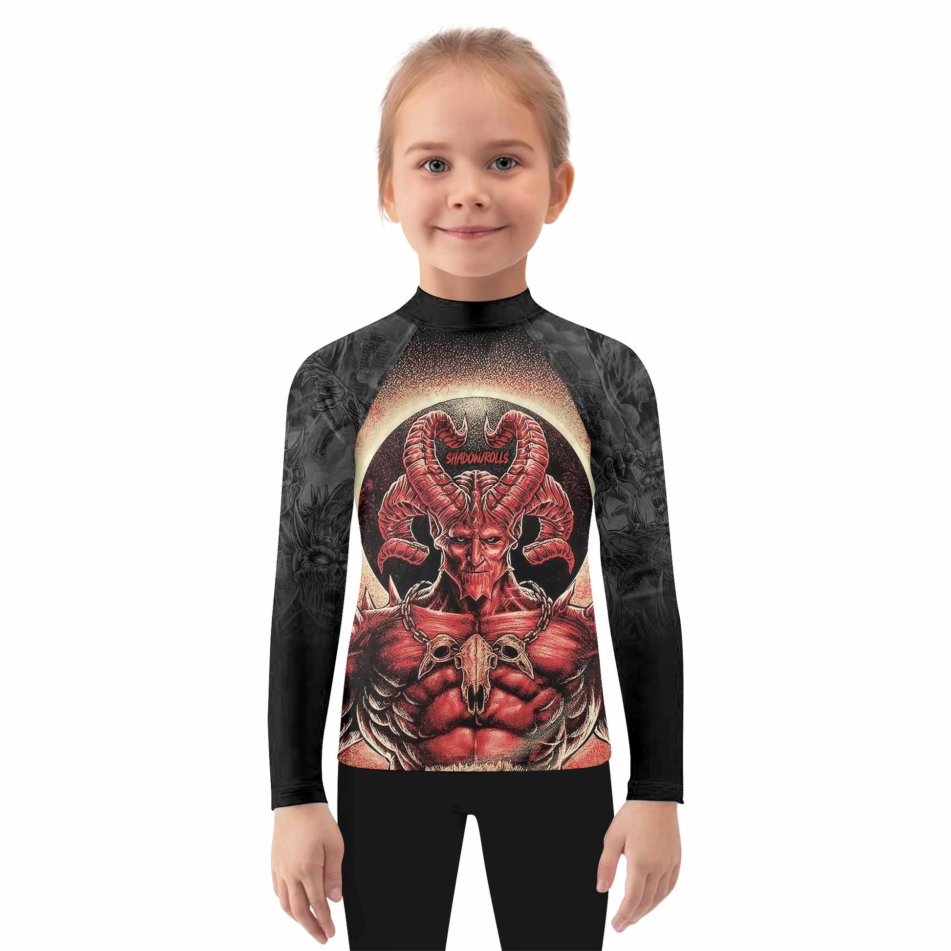 Lord of Hell Kids Rash Guard