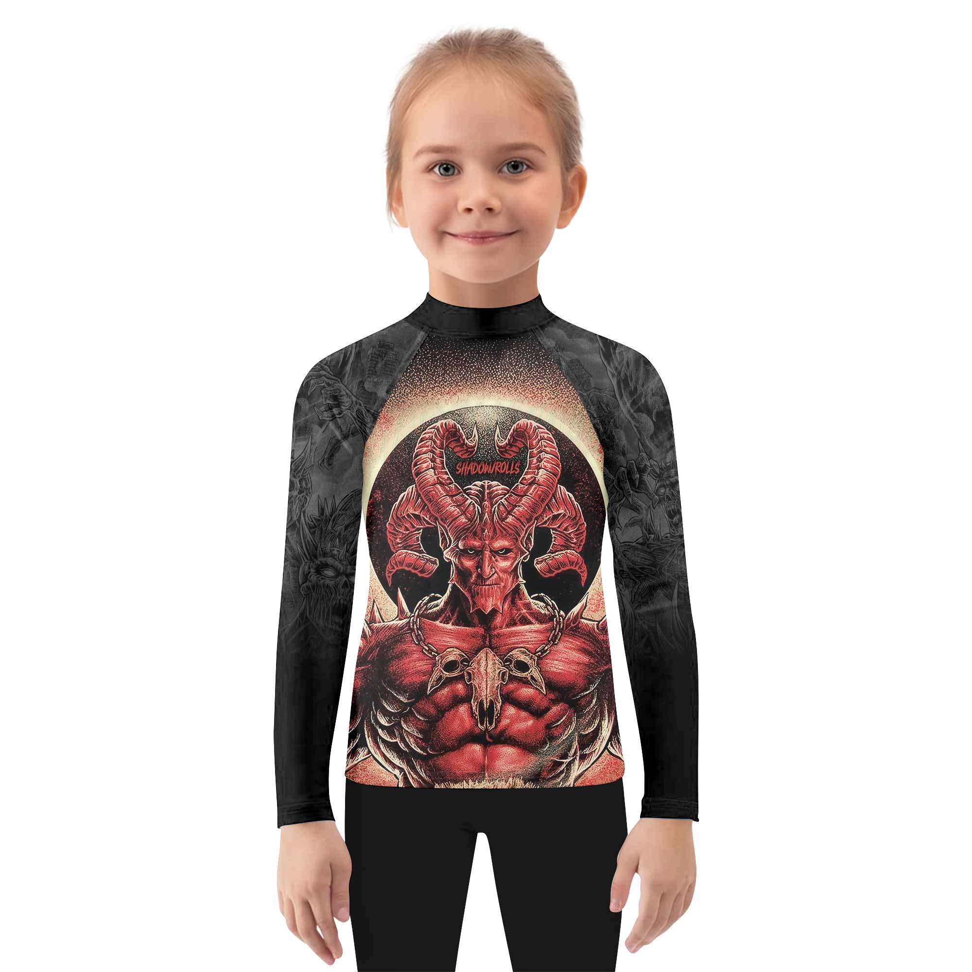 Lord of Hell Kids Rash Guard
