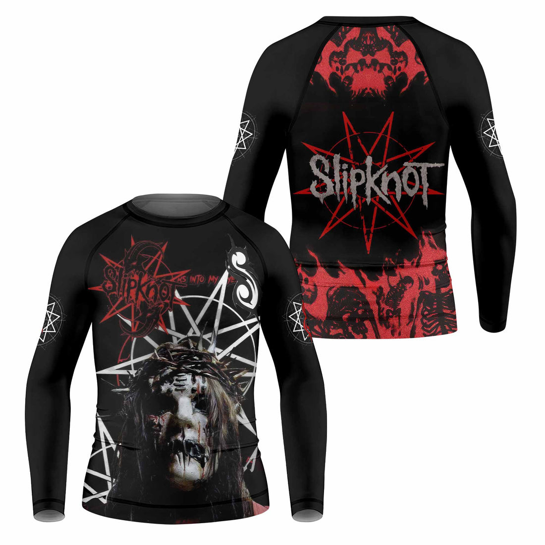Slipknot Masked Chaos Kids Rash Guard