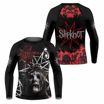 Slipknot Masked Chaos Kids Rash Guard