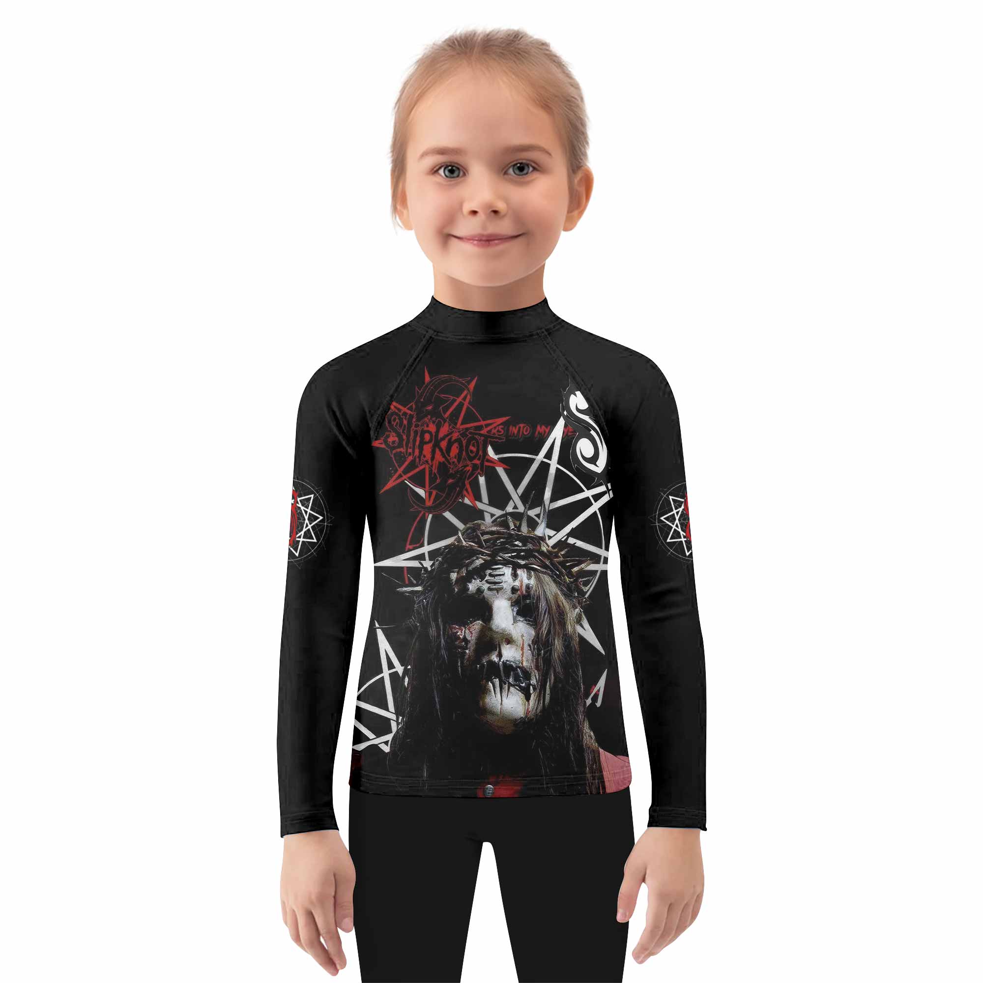 Slipknot Masked Chaos Kids Rash Guard