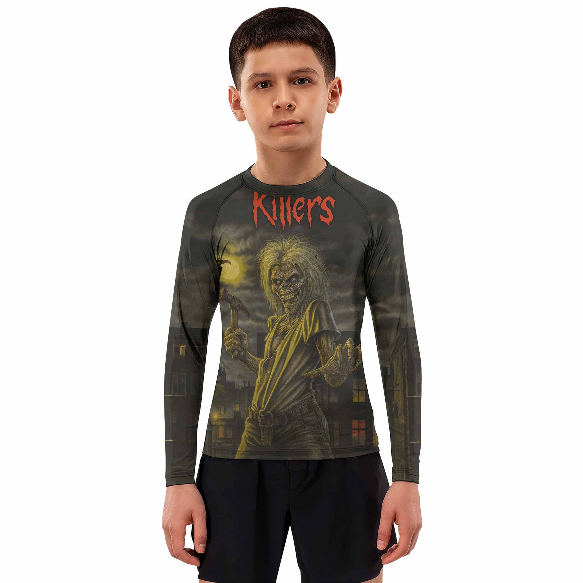 Iron Maiden Midnight Slayer Kids Rash Guard