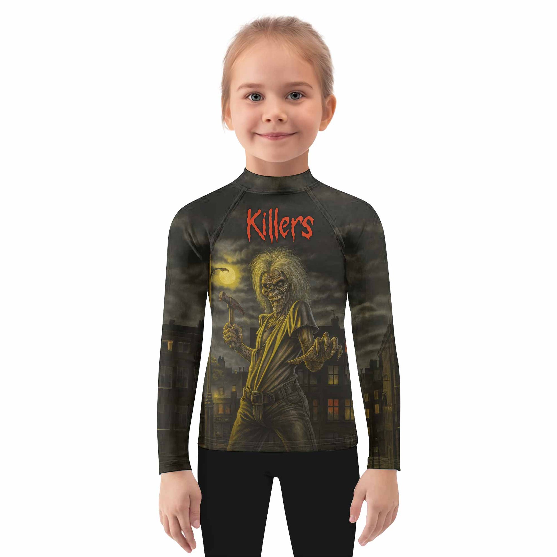 Iron Maiden Midnight Slayer Kids Rash Guard