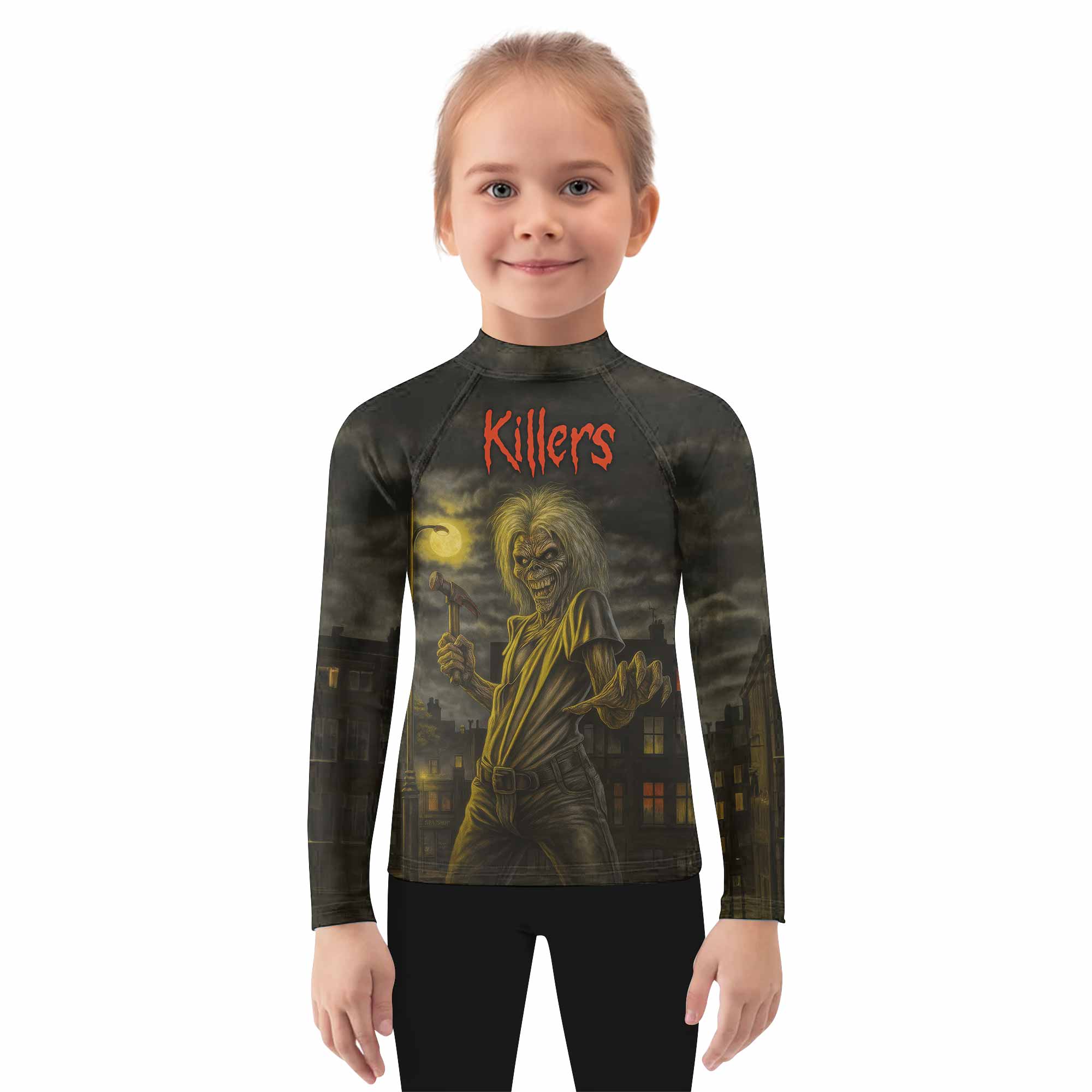 Iron Maiden Midnight Slayer Kids Rash Guard