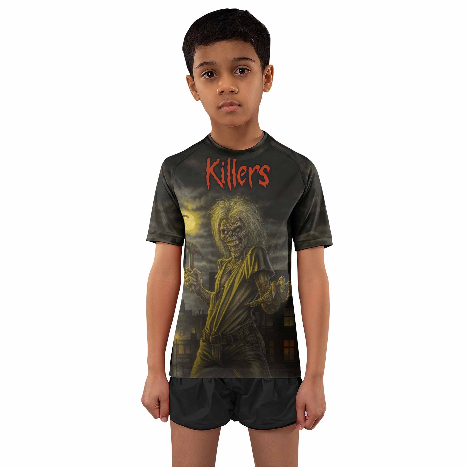 Iron Maiden Midnight Slayer Kids Rash Guard