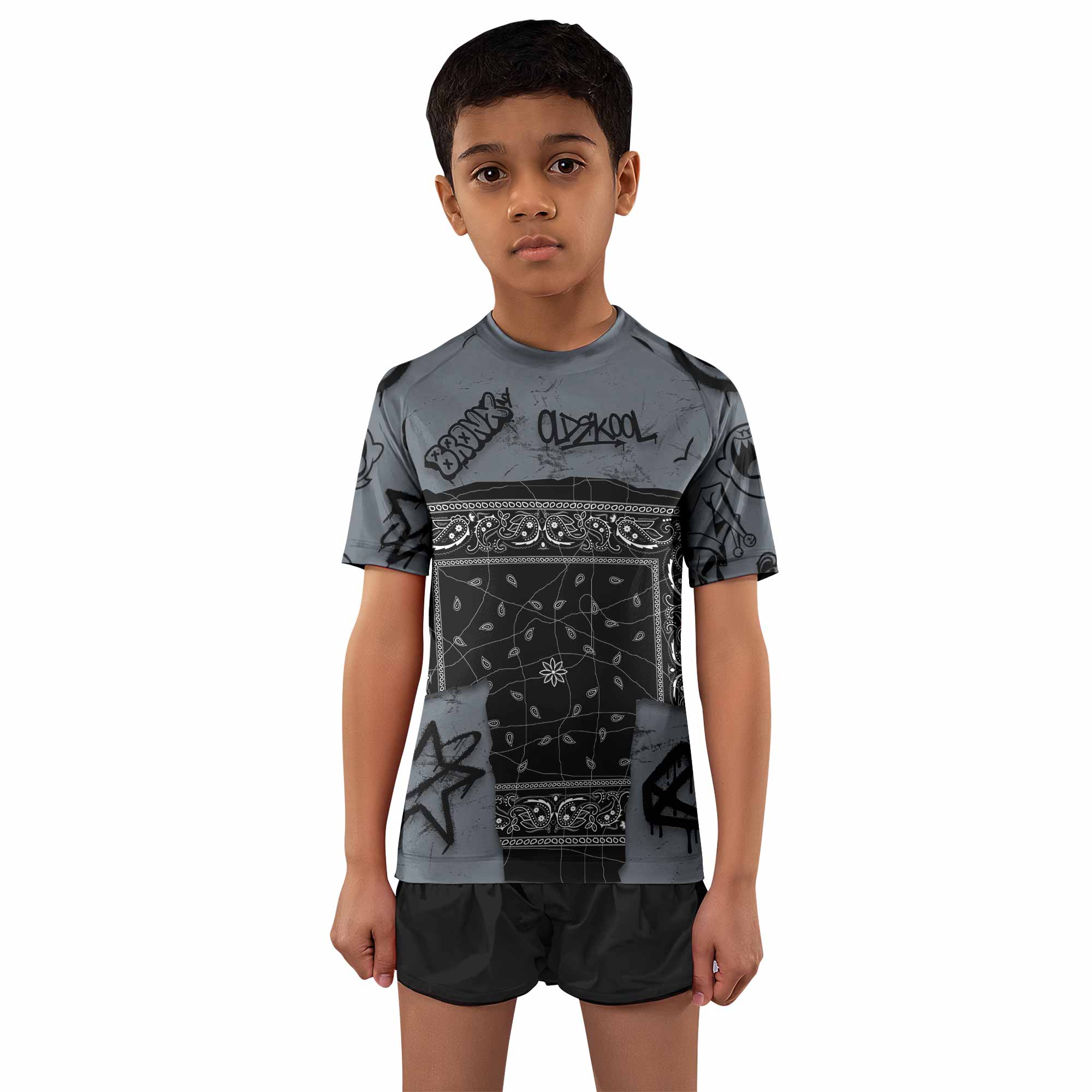 Oni Graffiti Kids Rash Guard