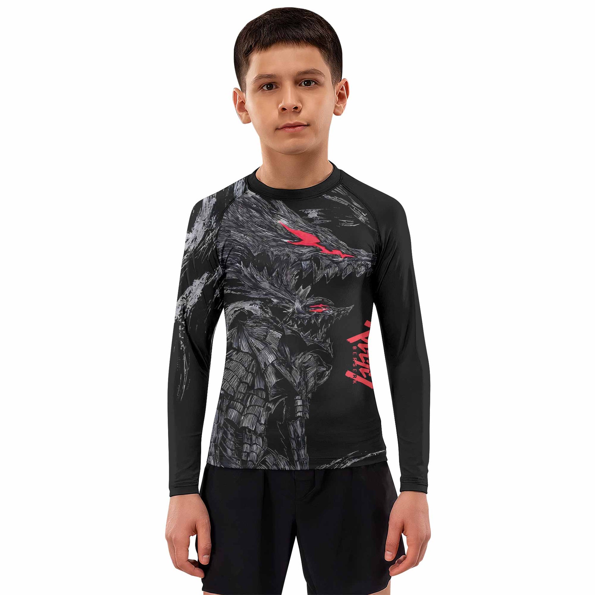 Berserk Beast of Darkness Kids Rash Guard