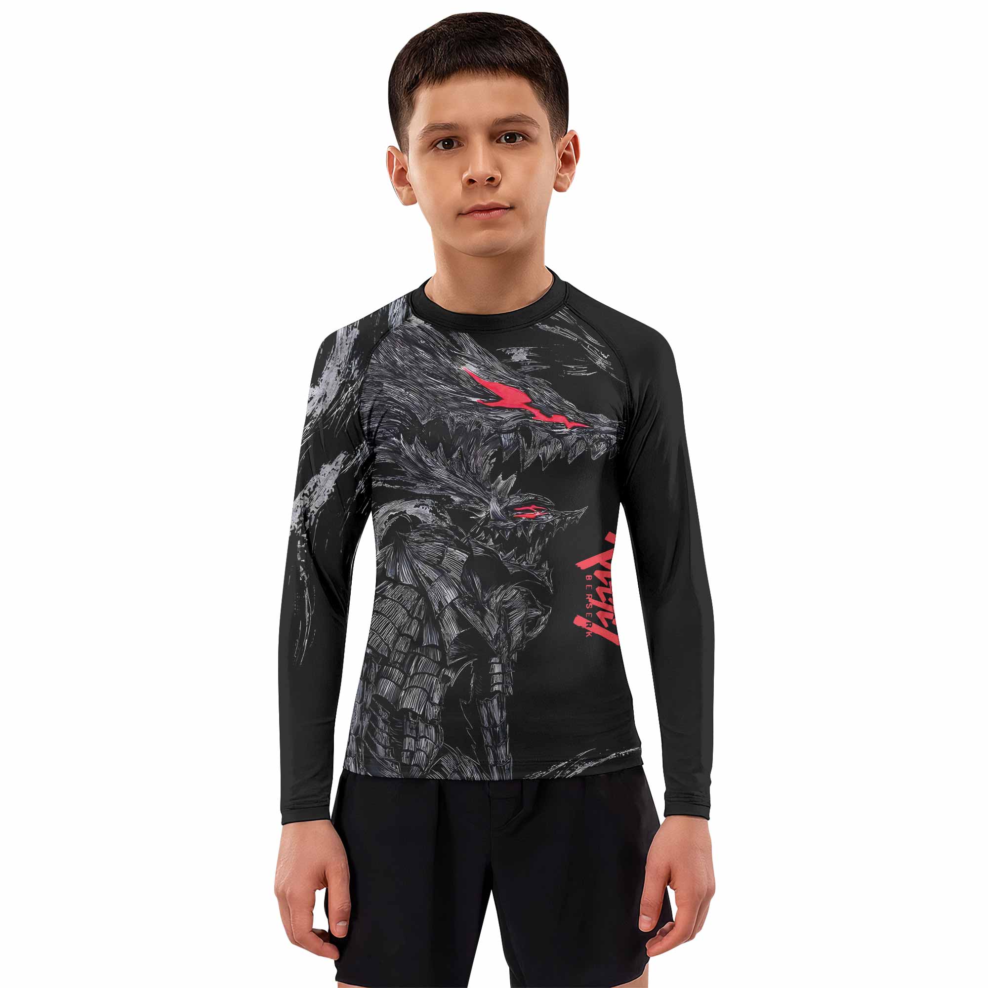 Berserk Beast of Darkness Kids Rash Guard