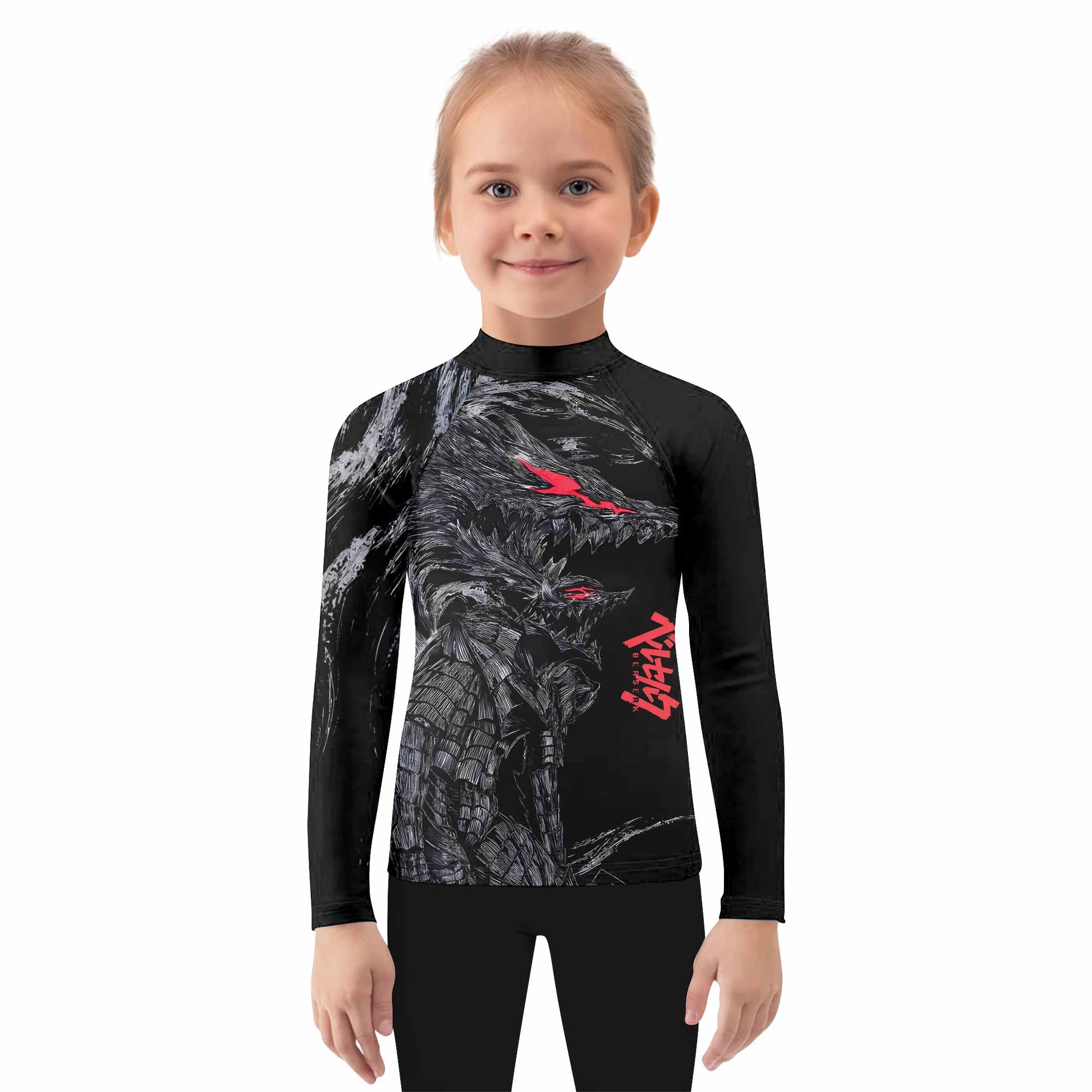 Berserk Beast of Darkness Kids Rash Guard