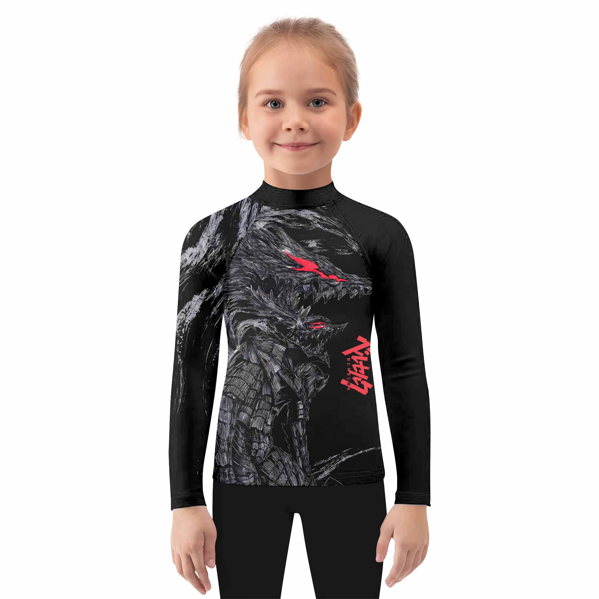Berserk Beast of Darkness Kids Rash Guard